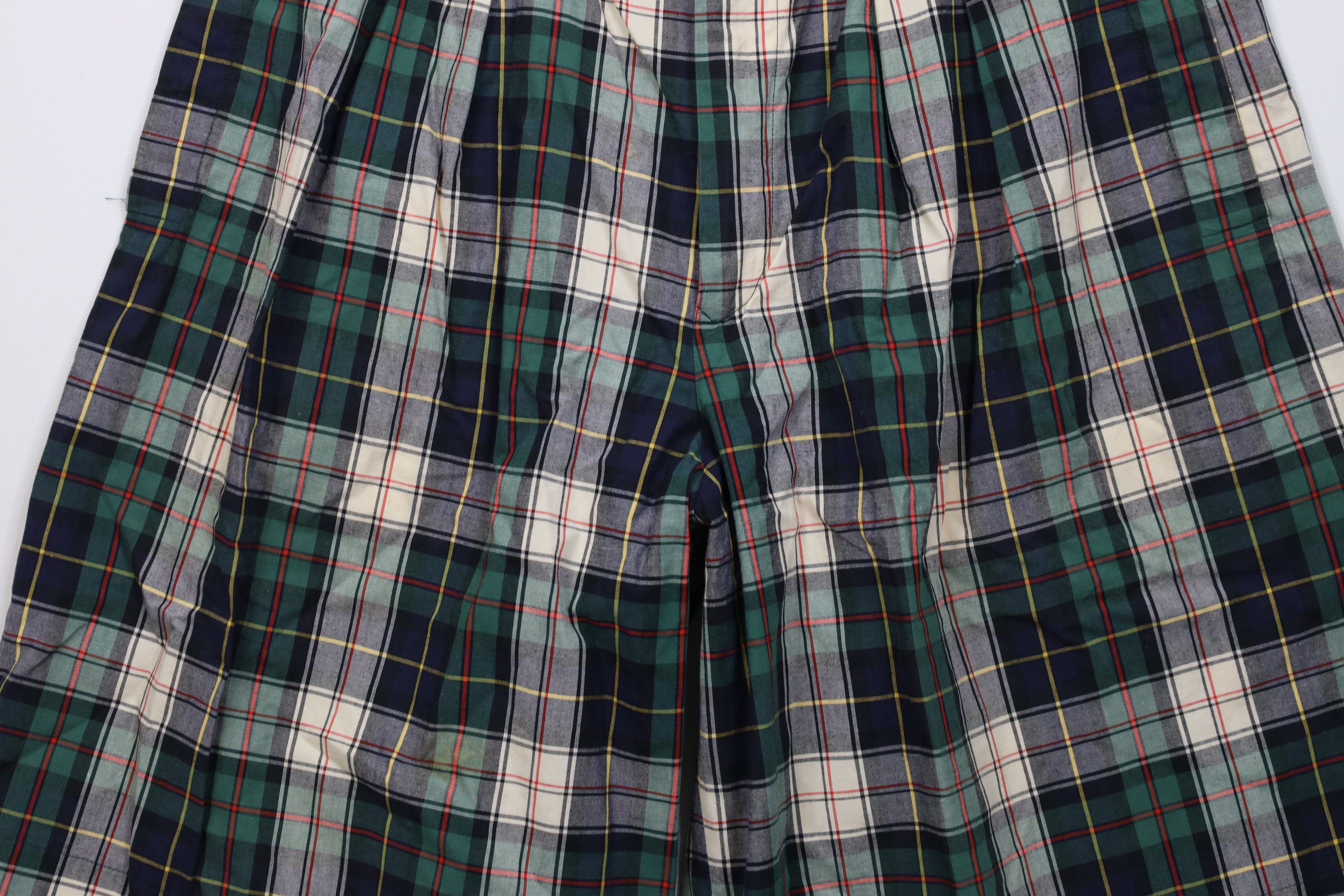 Ralph Lauren Vintage 70s 80s Ralph Lauren Bermuda Bush Shorts Plaid Size 30" / US 8 / IT 44 - 3 Thumbnail