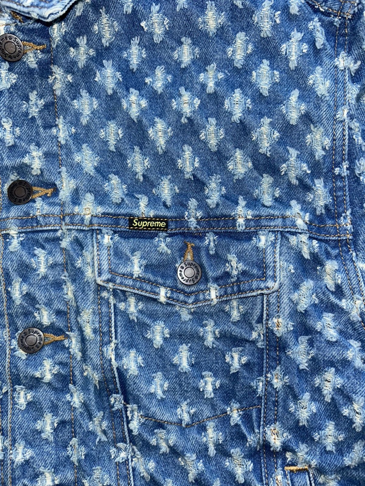 Supreme Supreme Hole Punch Trucker Jacket Size US M / EU 48-50 / 2 - 6 Thumbnail