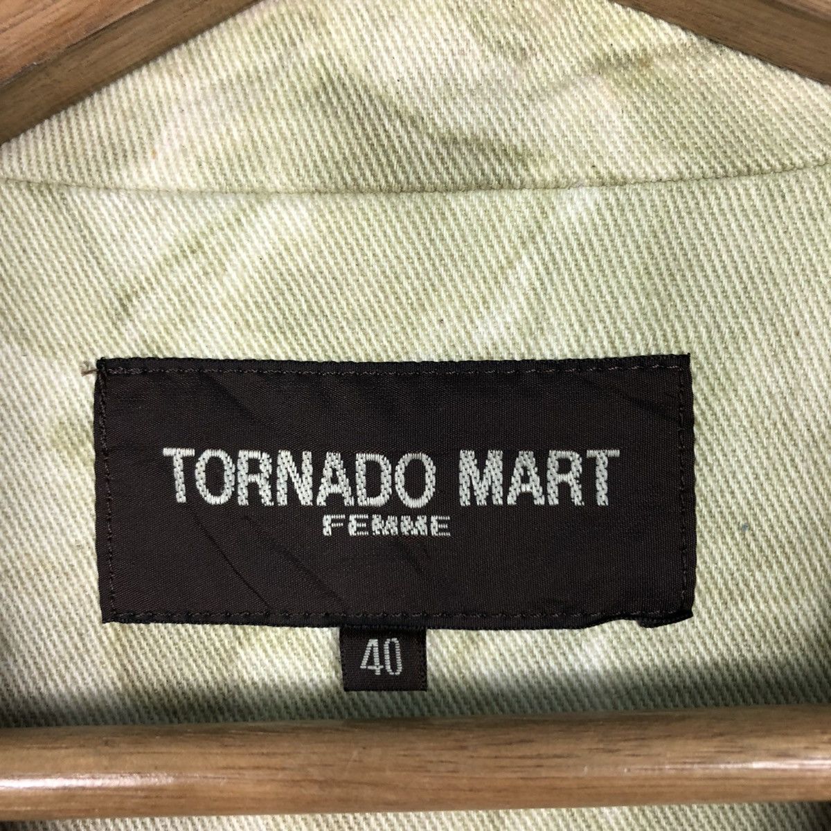 Hysteric Glamour 🔥VINTAGE BIKER JACKET ACID WASH DESIGN TORNADO MART Size M / US 6-8 / IT 42-44 - 19 Thumbnail
