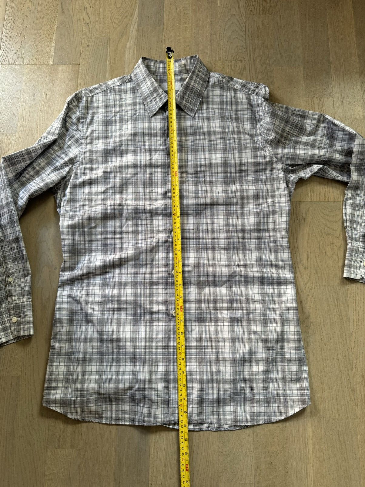 Prada PRADA men shirt STUDY REAL TAPE MEASUREMENTS IN PHOTOS CAREF Size US L / EU 52-54 / 3 - 7 Thumbnail