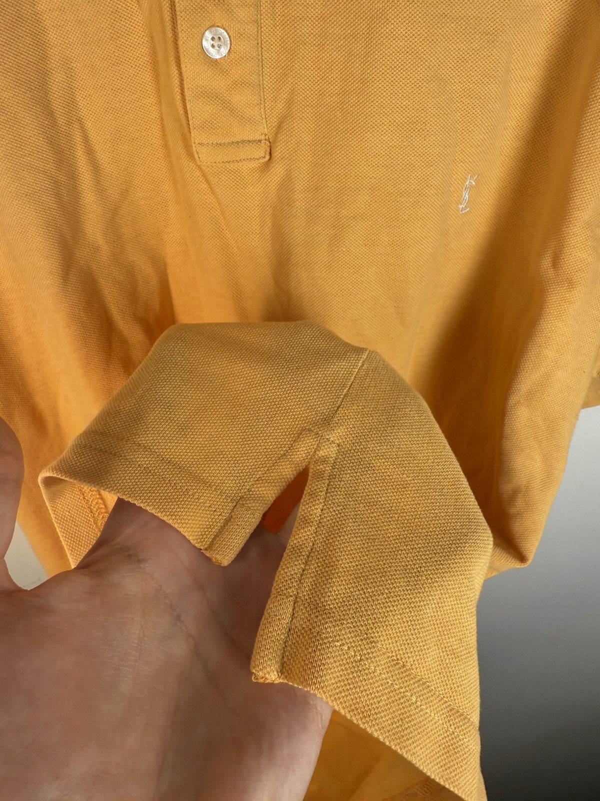 Yves Saint Laurent Peach YSL Polo Shirt Orange YSL Shirt Summer YSL Tee Size US L / EU 52-54 / 3 - 9 Thumbnail