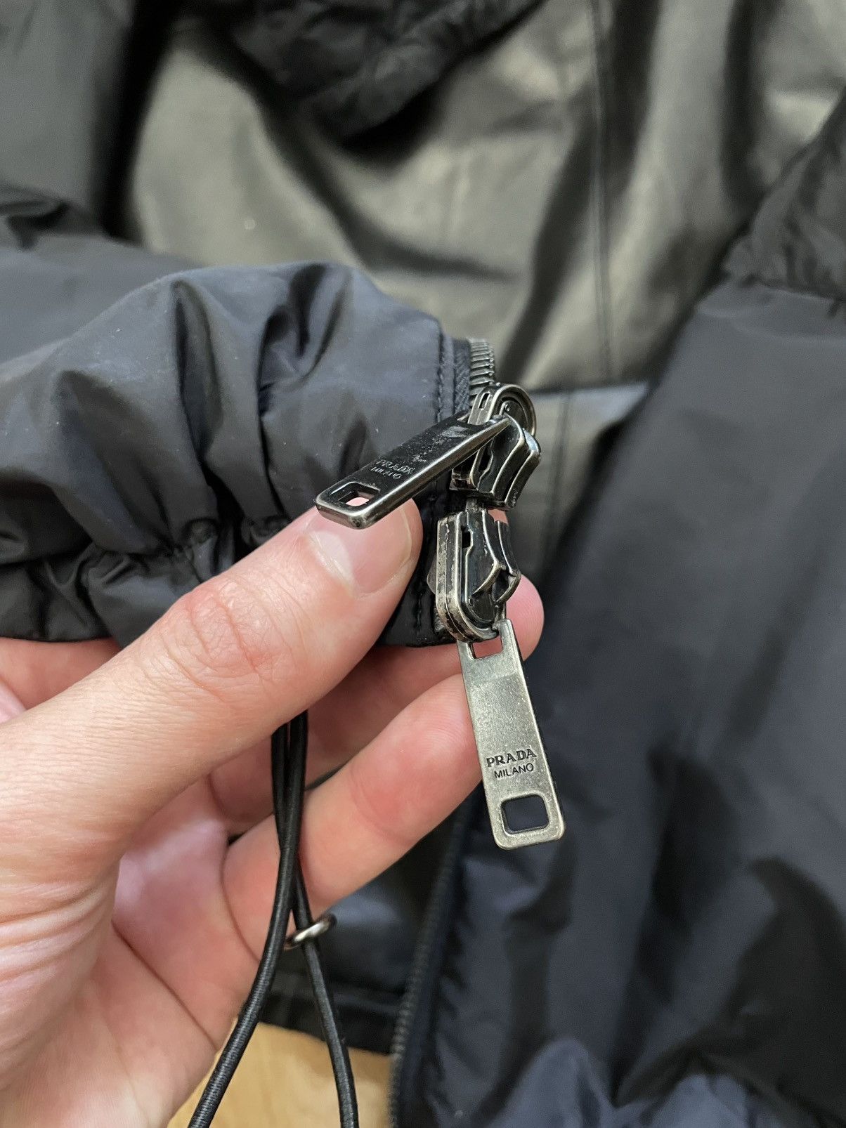 Prada Prada reversible leather/ nylon jacket Size US L / EU 52-54 / 3 - 7 Thumbnail