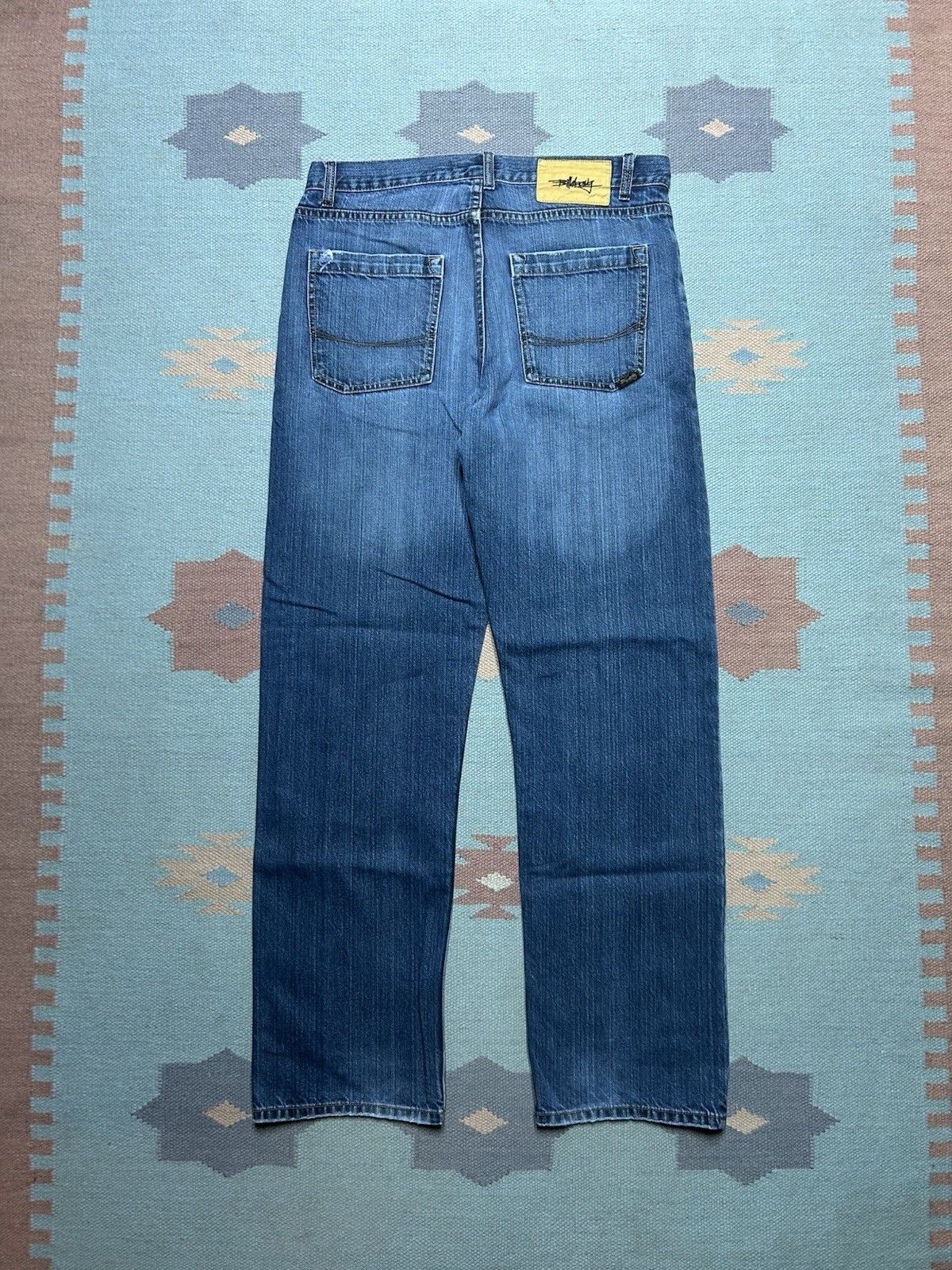 Vintage Vtg y2k billabong jeans straight fade surf skate baggy 32x31 Size US 32 / EU 48 - 7 Thumbnail