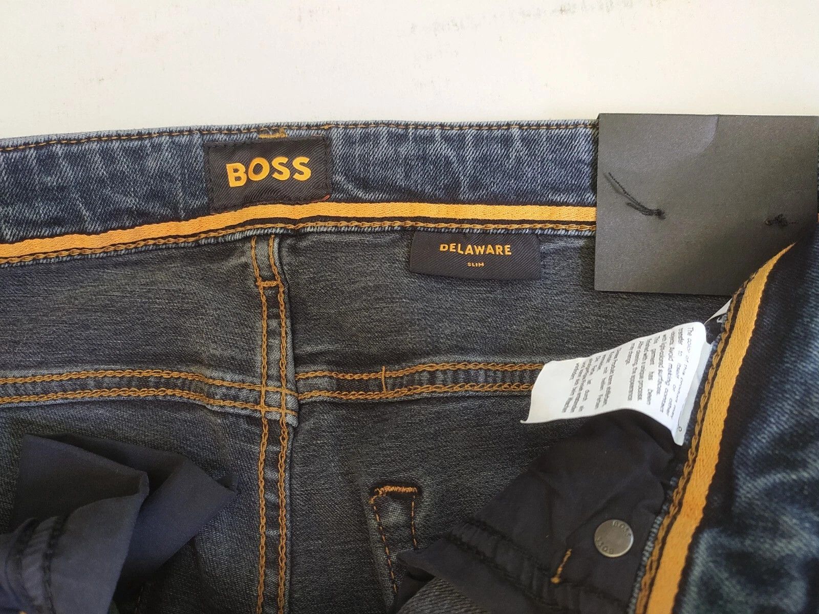Hugo Boss HUGO BOSS DELAWARE Slim fit men's Jeans T 1221 Size US 32 / EU 48 - 7 Thumbnail