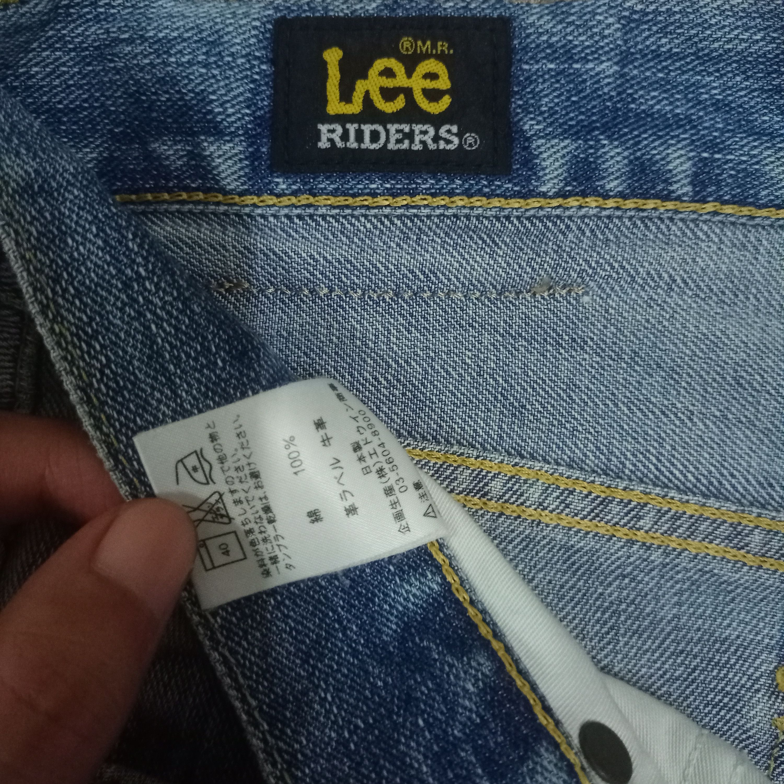 Lee Vintage Japanese Lee Riders Distressed Baggy Jeans Size US 32 / EU 48 - 9 Thumbnail