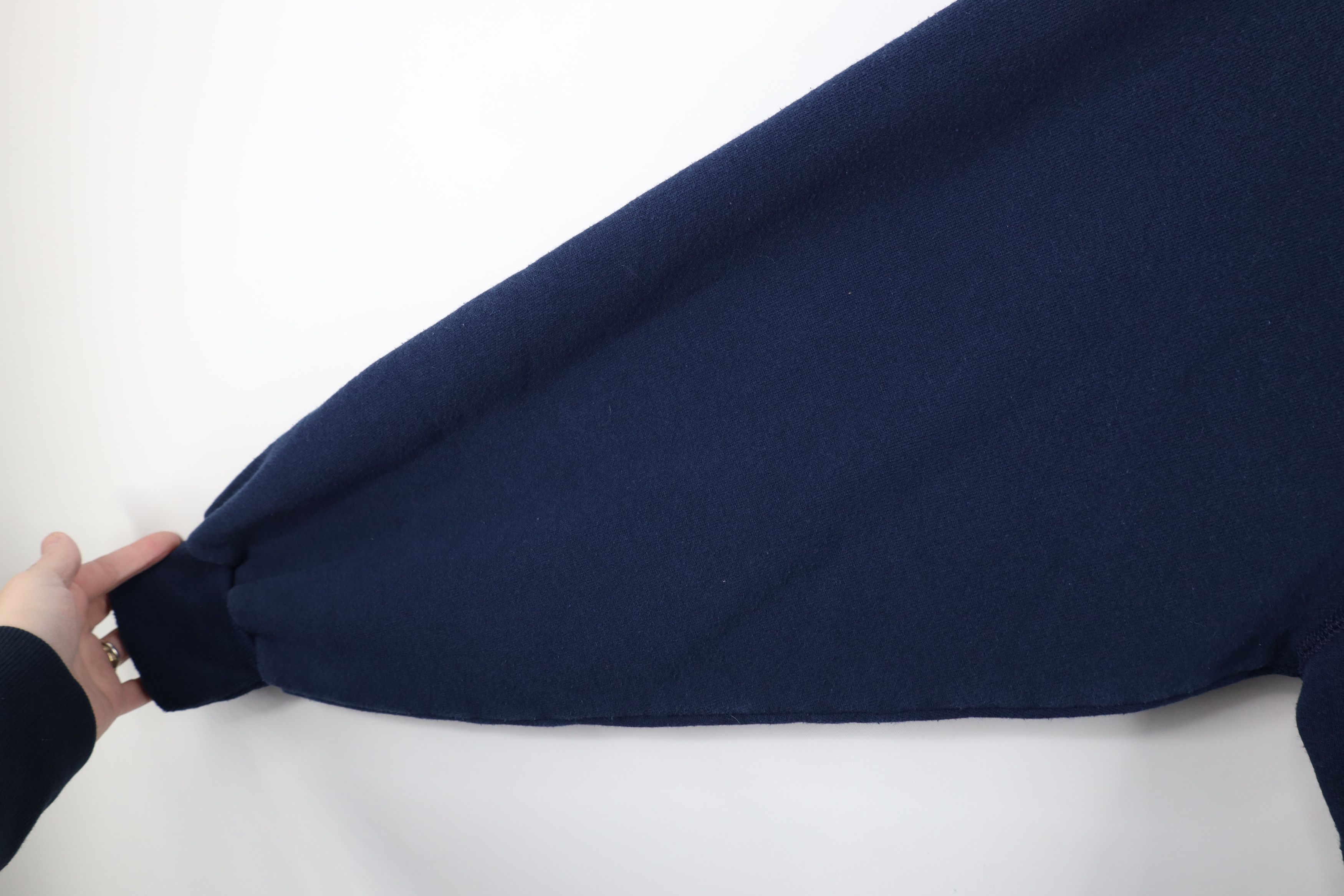 Vintage Vintage 90s Streetwear Crewneck Sweatshirt Navy Blue USA Size US XXL / EU 58 / 5 - 5 Thumbnail