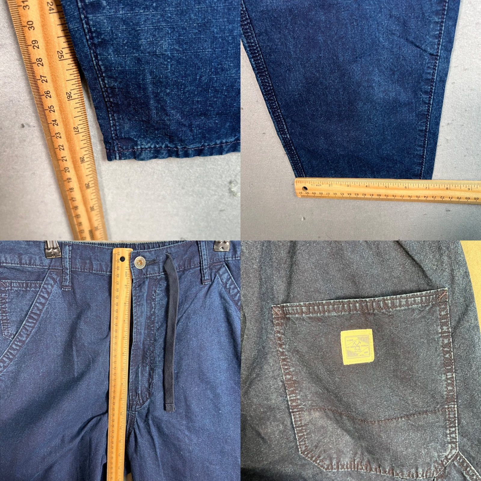 Gap Gap Jeans Denim Blue Large Mens Relaxed Fit Tapered Size 36" / US 14 / IT 50 - 8 Thumbnail