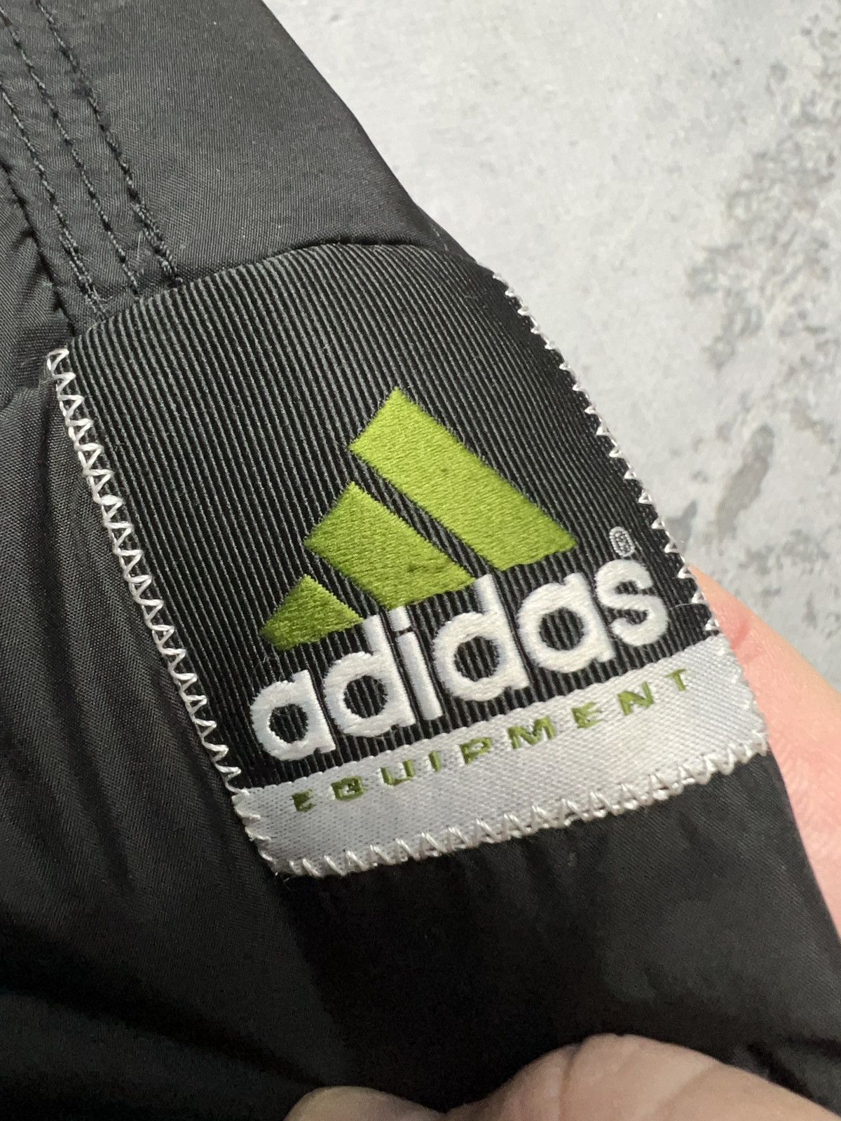 Adidas Adidas Equipment EQT-151 Black Green Logo Puffer Down Jacket Size US L / EU 52-54 / 3 - 18 Thumbnail