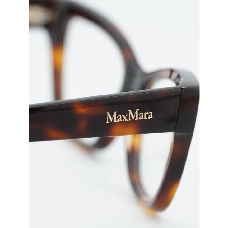 Max Mara Max Mara MM5053 052 Eyeglasses Havana 53mm Cat Eye Frame Size ONE SIZE - 5 Thumbnail
