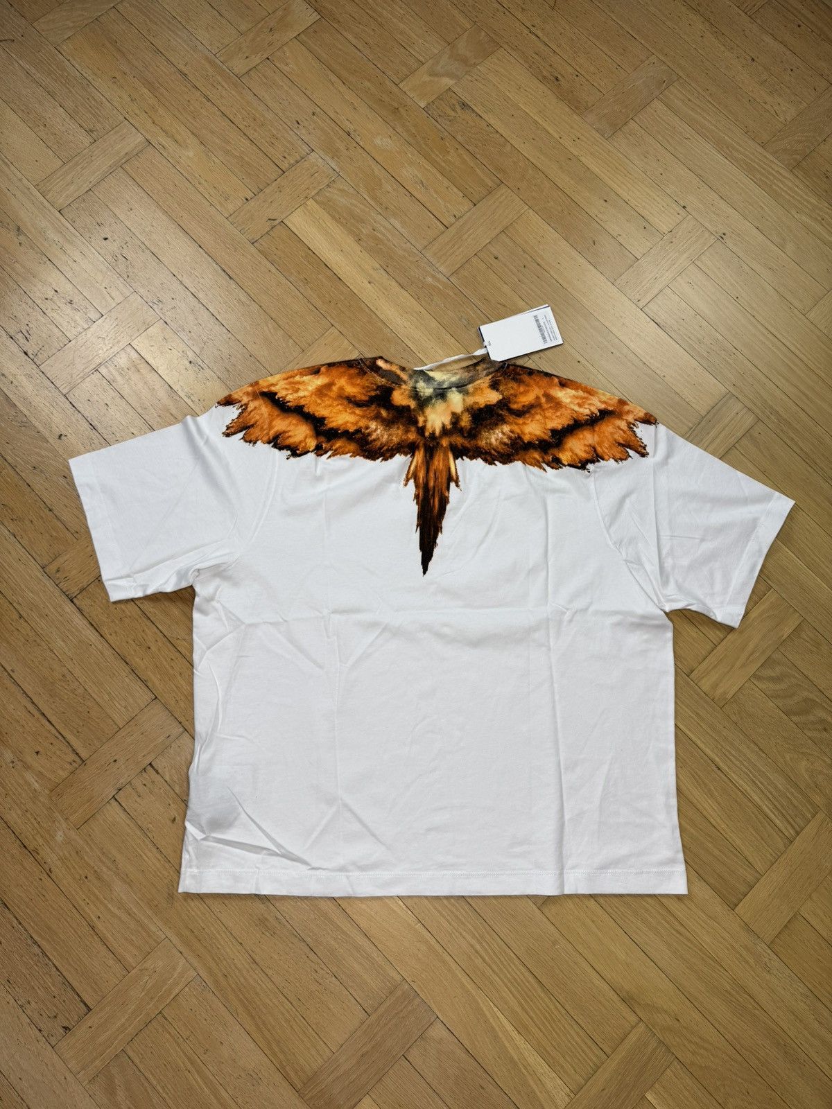 Marcelo Burlon MARCELO BURLON WING FLAME WHITE TEE Size US XL / EU 56 / 4 - 2 Thumbnail