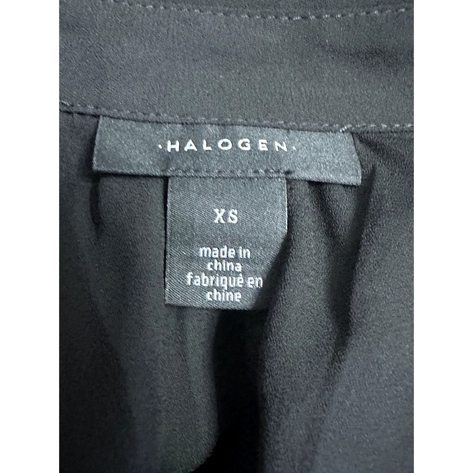 Other Halogen Button Down Blouse Sheer Long Sleeve Black XS NWOT Size XS / US 0-2 / IT 36-38 - 7 Thumbnail