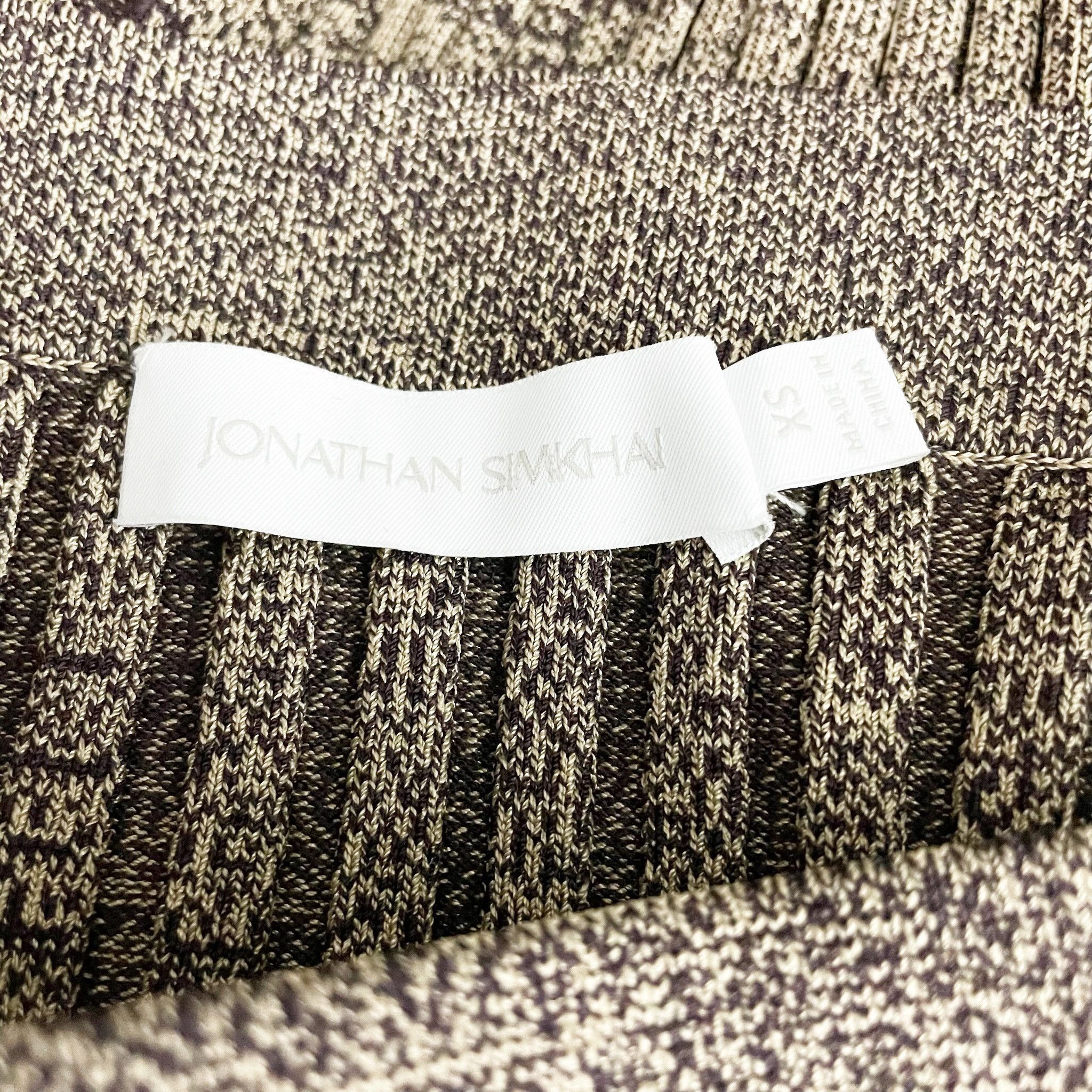 Jonathan Simkhai Jonathan Simkhai Ashton Marled Rib Knit Stretch Size 25" / US 0 / IT 36 - 2 Thumbnail