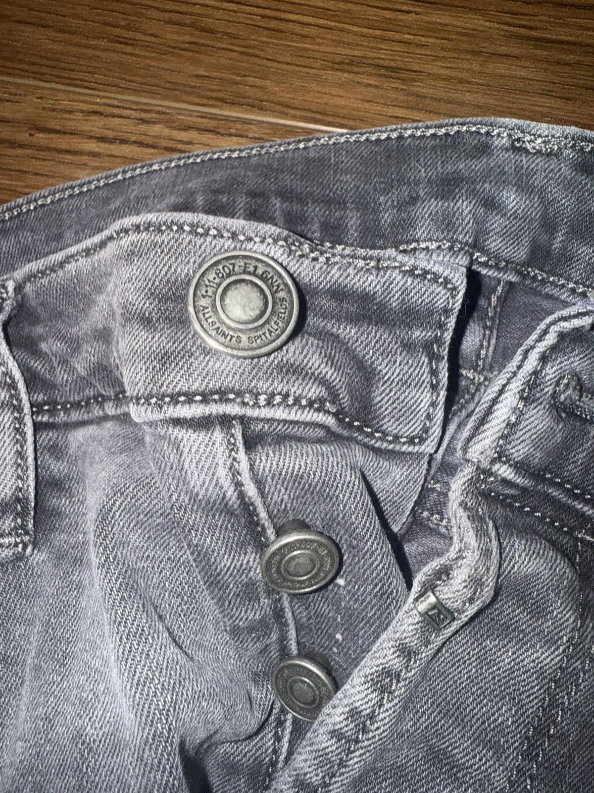 Allsaints Cigarette Allsaints denim Size US 33 - 5 Thumbnail