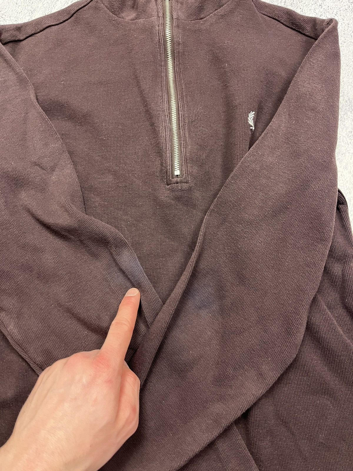 Fred Perry Vintage 00’s Fred Perry 1/4 Zip Sweater Old Money Hype Rare Size US S / EU 44-46 / 1 - 11 Thumbnail