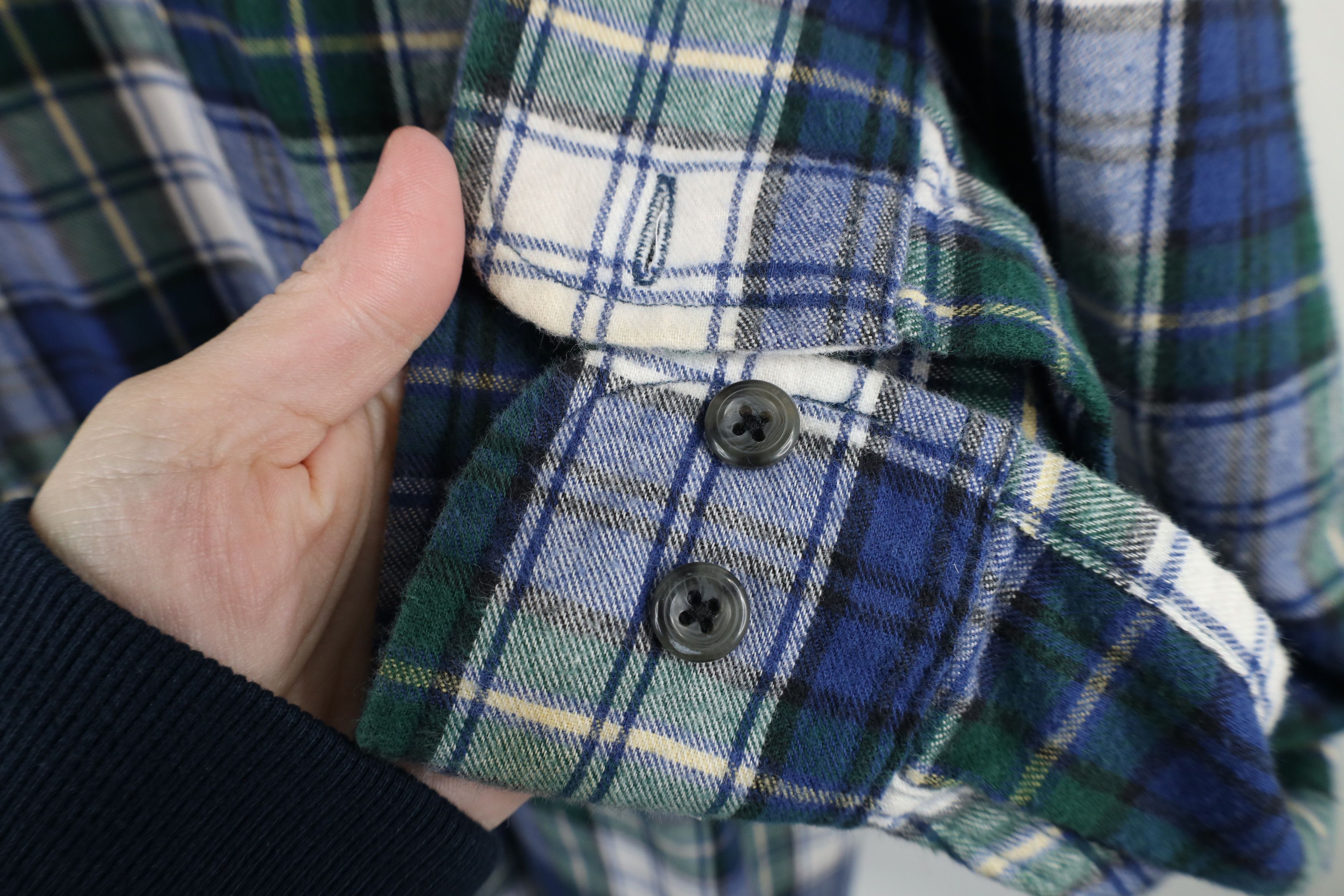 Cabelas × Vintage Vintage 90s Cabelas Flannel Collared Button Down Shirt Plaid Size US XXL / EU 58 / 5 - 5 Thumbnail