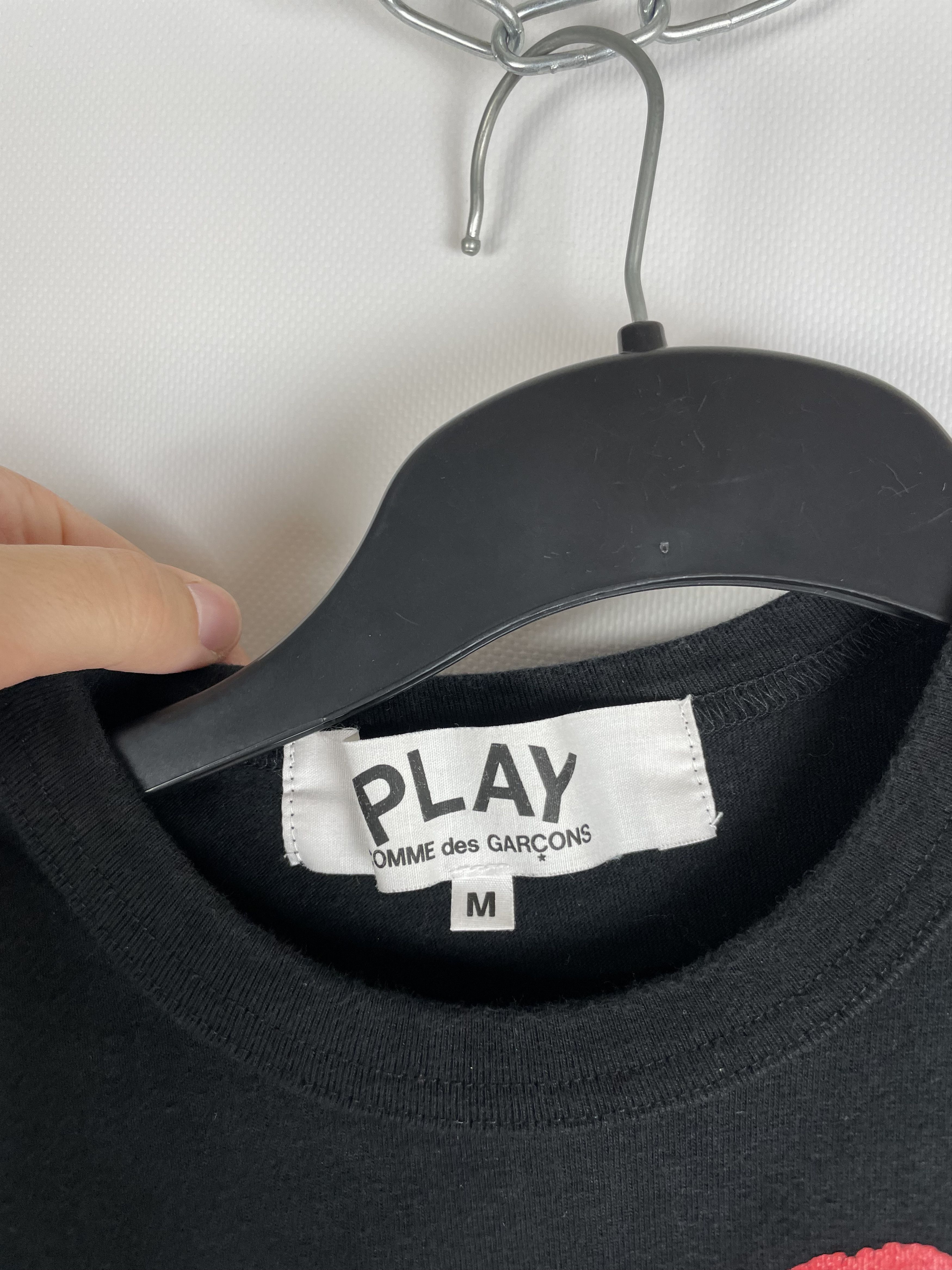 Comme des Garcons Play Comme des Garçons tee logo hearts Size M / US 6-8 / IT 42-44 - 4 Thumbnail