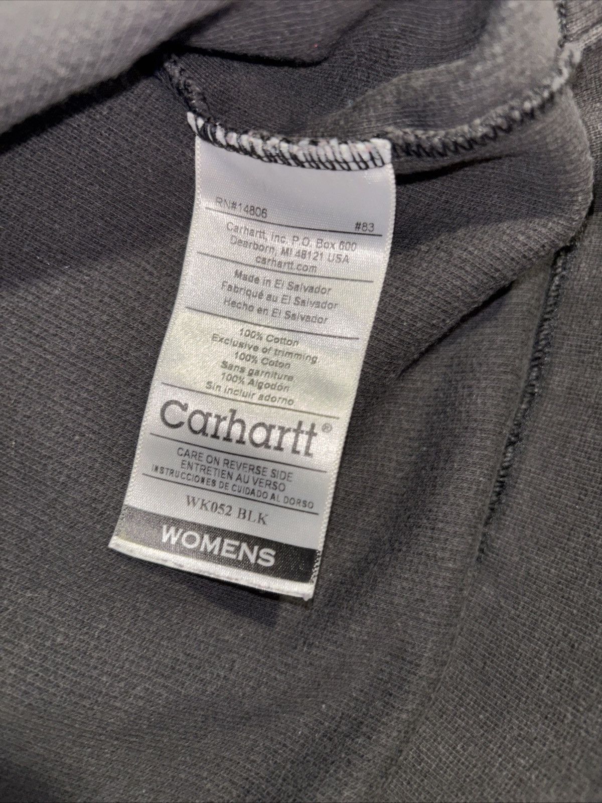 Carhartt Y2K Carhartt 1/4 Button Thermal Hoodie Womens Size Medium Size M / US 6-8 / IT 42-44 - 5 Thumbnail