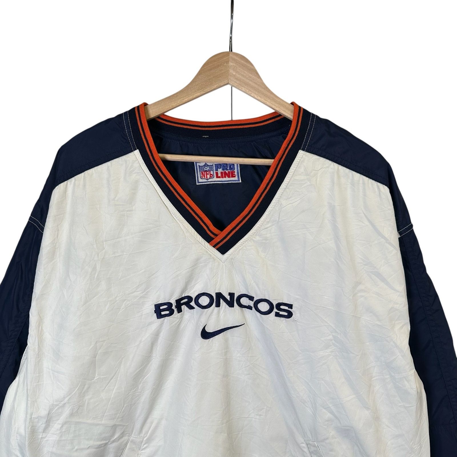 Nike Vintage Nike Denver Broncos Reversible Pullover Windbreaker Size US L / EU 52-54 / 3 - 2 Thumbnail