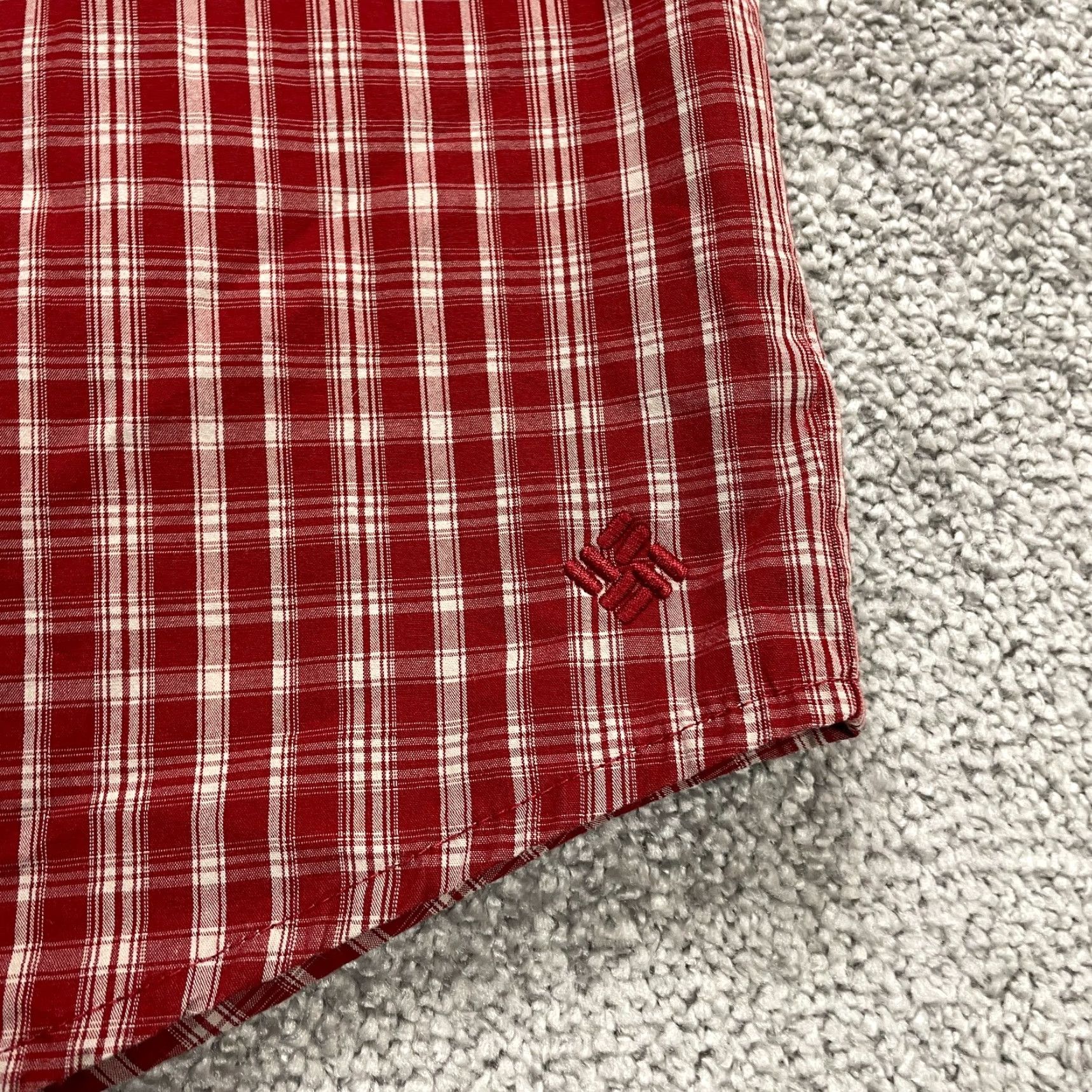 Vintage Columbia Omni Shade Shirt Mens Large Red Plaid Button-Down Short Sleeve Casual Size US L / EU 52-54 / 3 - 4 Thumbnail