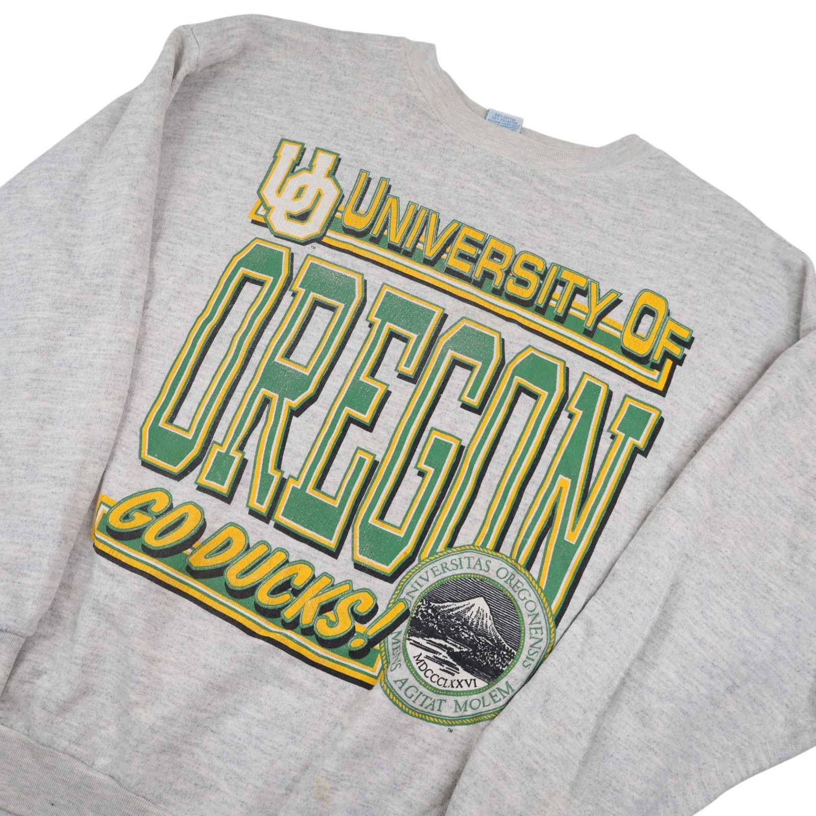NCAA × Vintage Vintage University of Oregon Ducks Big Graphic Sweatshirt Size US XL / EU 56 / 4 - 2 Thumbnail