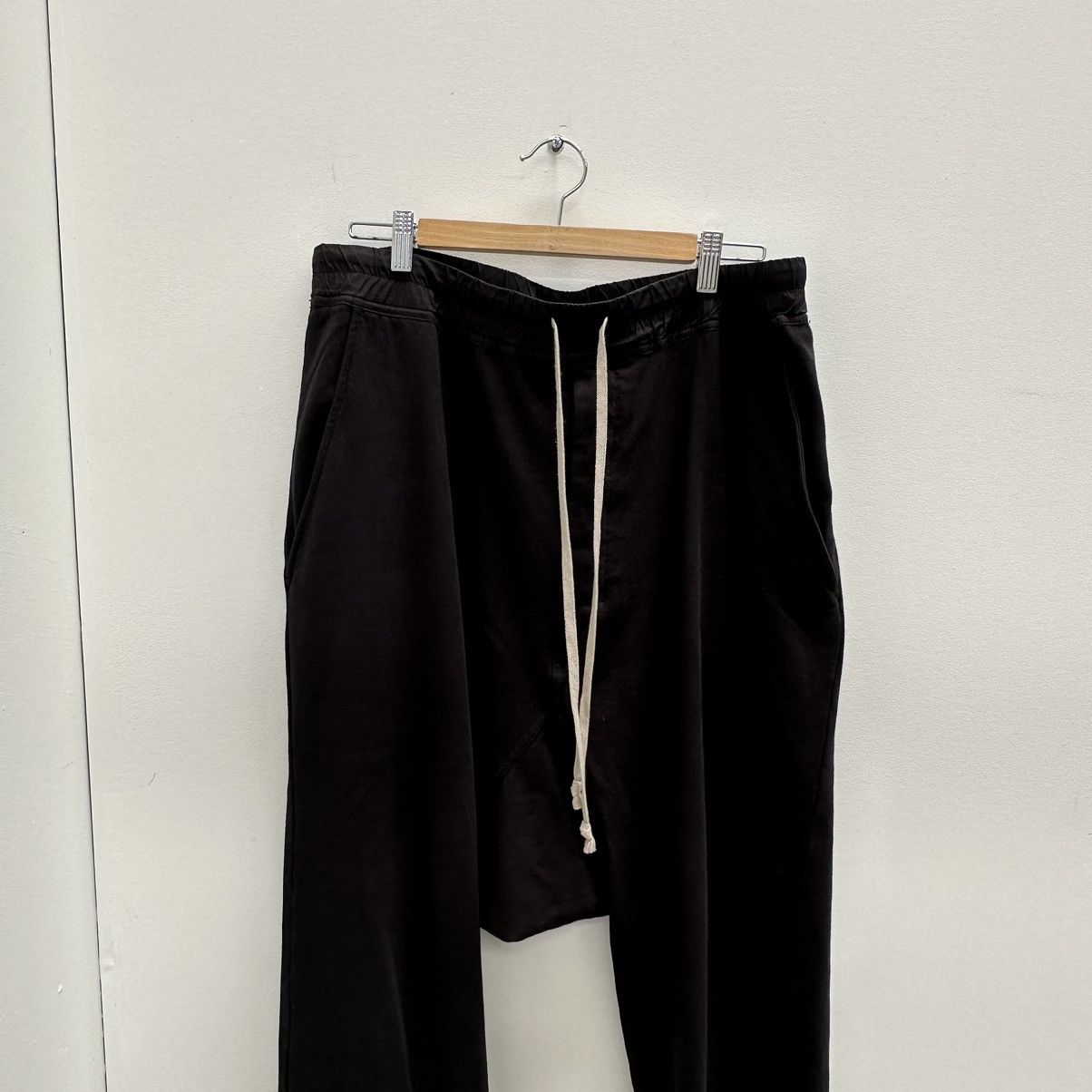 Rick Owens Drkshdw Rick Owens Black Drawstring Pants Size US 36 / EU 52 - 3 Thumbnail