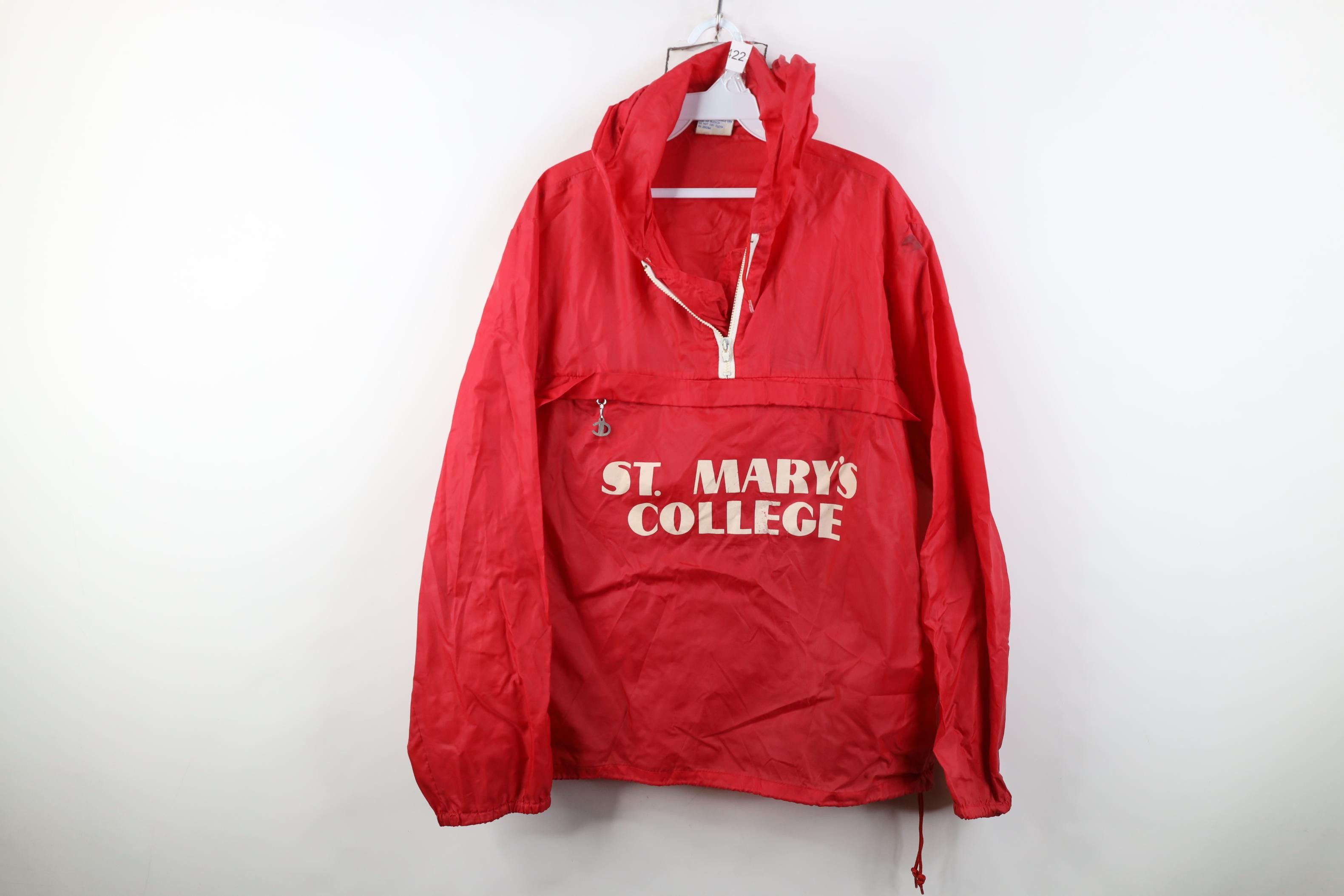 Champion Vintage 80s Champion College Anorak Windbreaker Jacket Size US M / EU 48-50 / 2 - 1 Thumbnail