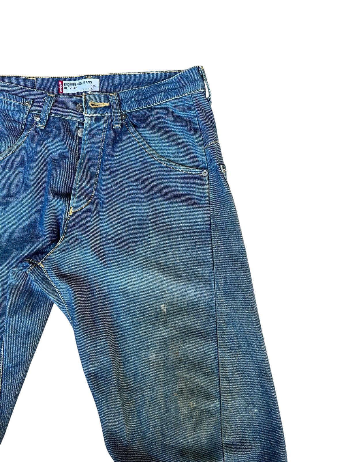 Levi's Vintage 2000 Levi’s Engineered Regular Dirty Mud Denim Jeans Size US 31 - 11 Thumbnail