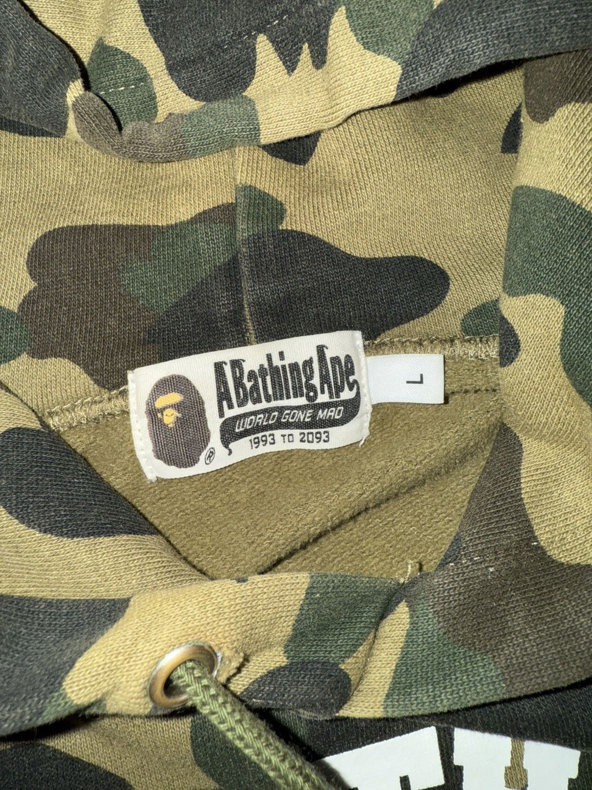 Bape Bape 1st Camo College Pullover Hoodie Size US L / EU 52-54 / 3 - 4 Thumbnail