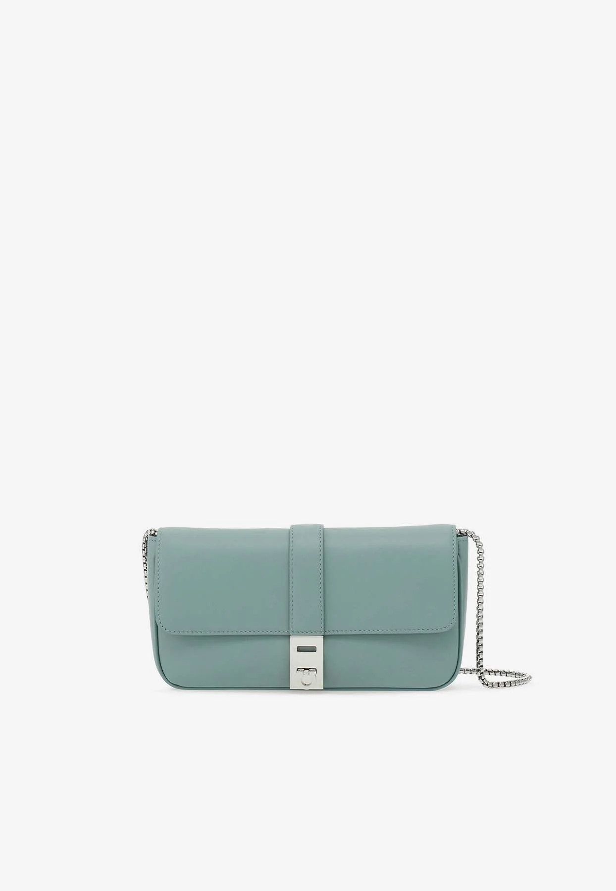 Salvatore Ferragamo o1s1rm0924 Size: OS / Flap Crossbody Bag in Sage Size ONE SIZE - 1 Thumbnail