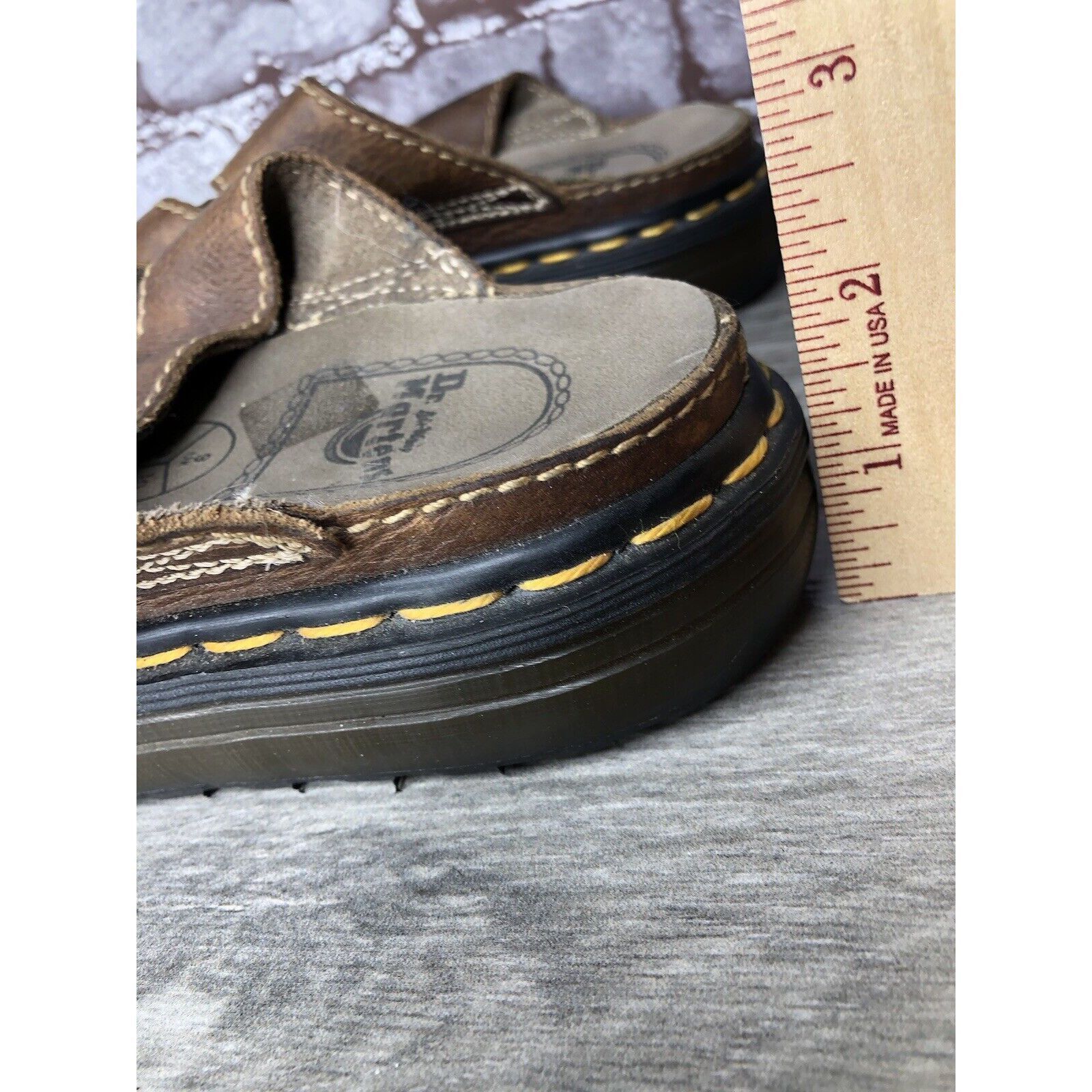 Dr. Martens Vintage 90s DR. DOC MARTENS Brown Leather Fisherman Platform Size US 10 / EU 43 - 8 Thumbnail