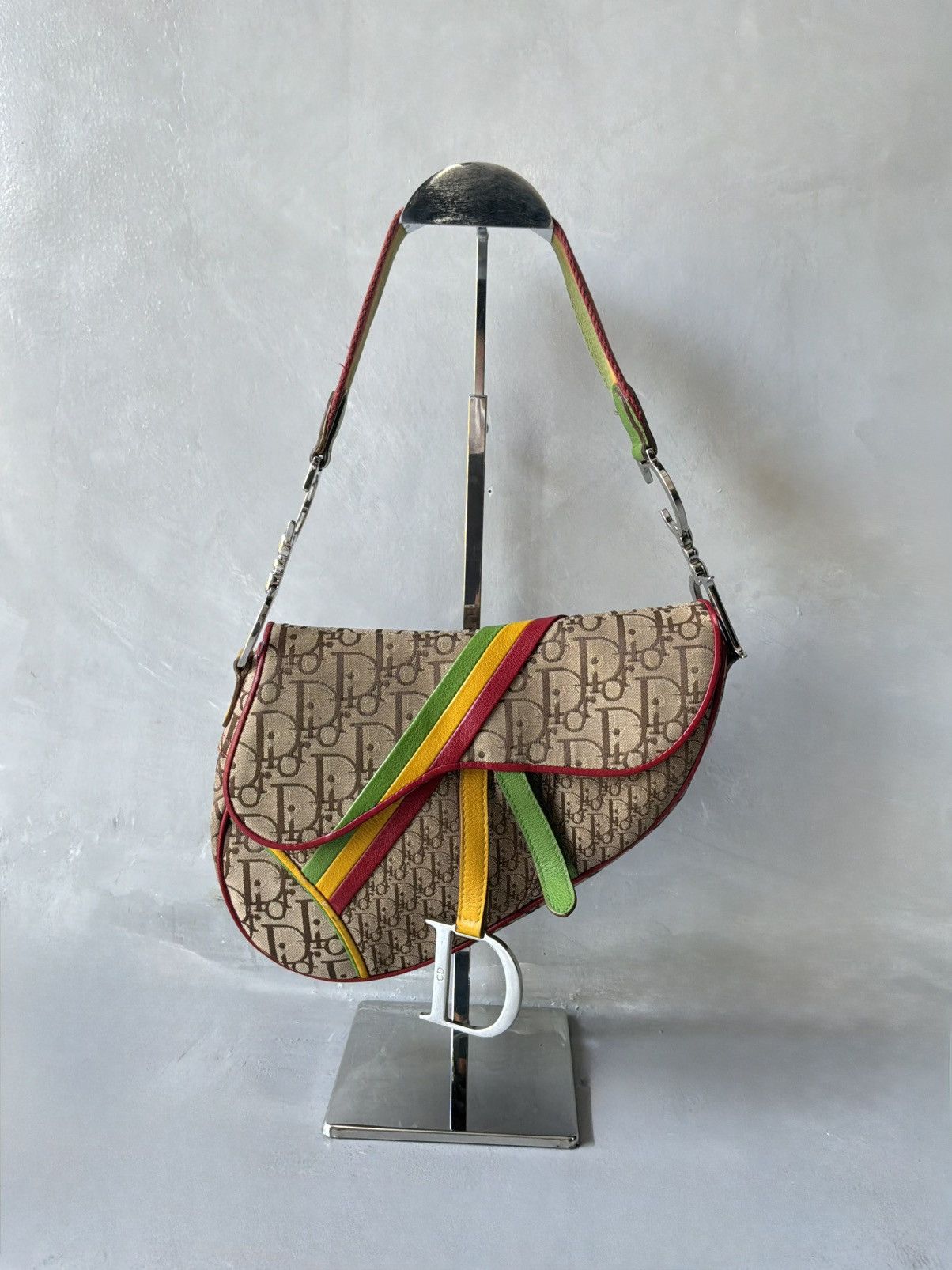 Dior Dior - Galliano Era - Rasta Saddle Bag Size ONE SIZE - 1 Thumbnail