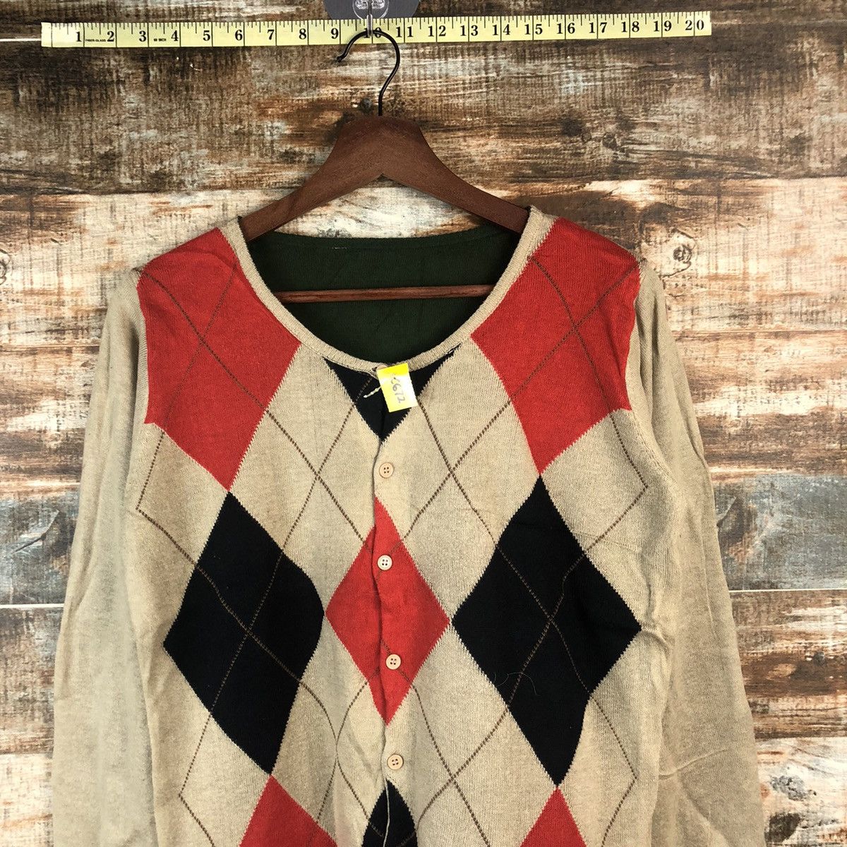 Homespun Knitwear × Japanese Brand DL Japan vintage cardigan Beige Knitwear #C672 Size S / US 4 / IT 40 - 2 Thumbnail
