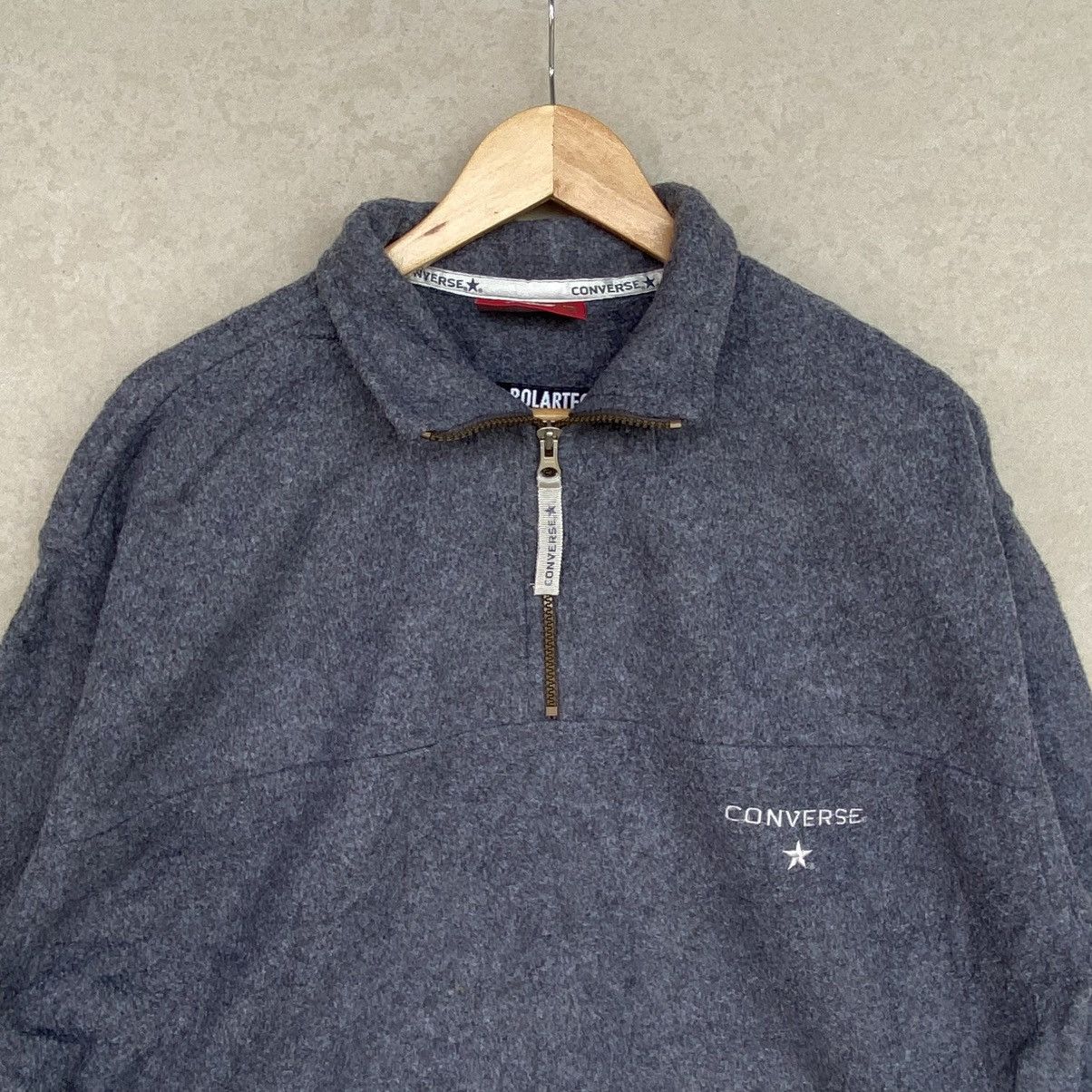 Other Vintage Converse All Star Quartz Zip Sweatshirt Gray Size L Size US L / EU 52-54 / 3 - 4 Thumbnail