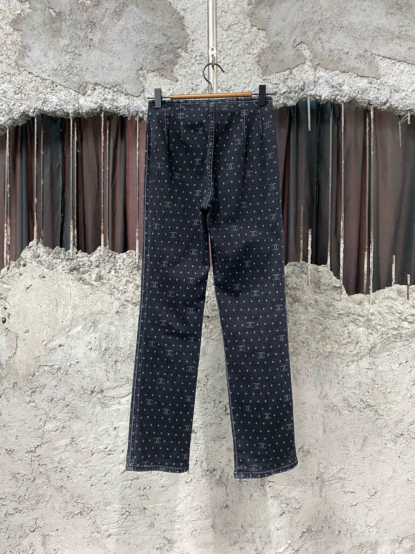 Chanel Chanel Polka Dot Double C Jeans Size US 34 / EU 50 - 2 Thumbnail