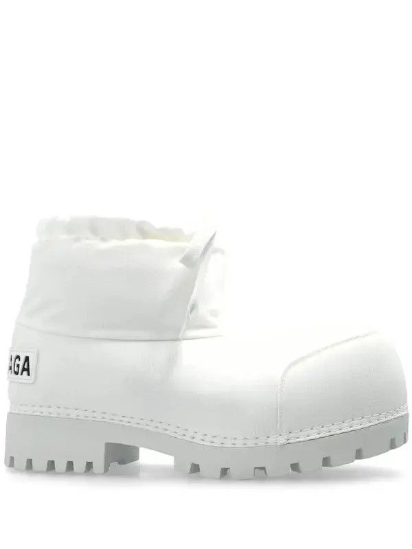 Balenciaga o1bcso1str0526 Alaska Bootie in White Size US 5 / IT 35 - 1 Thumbnail