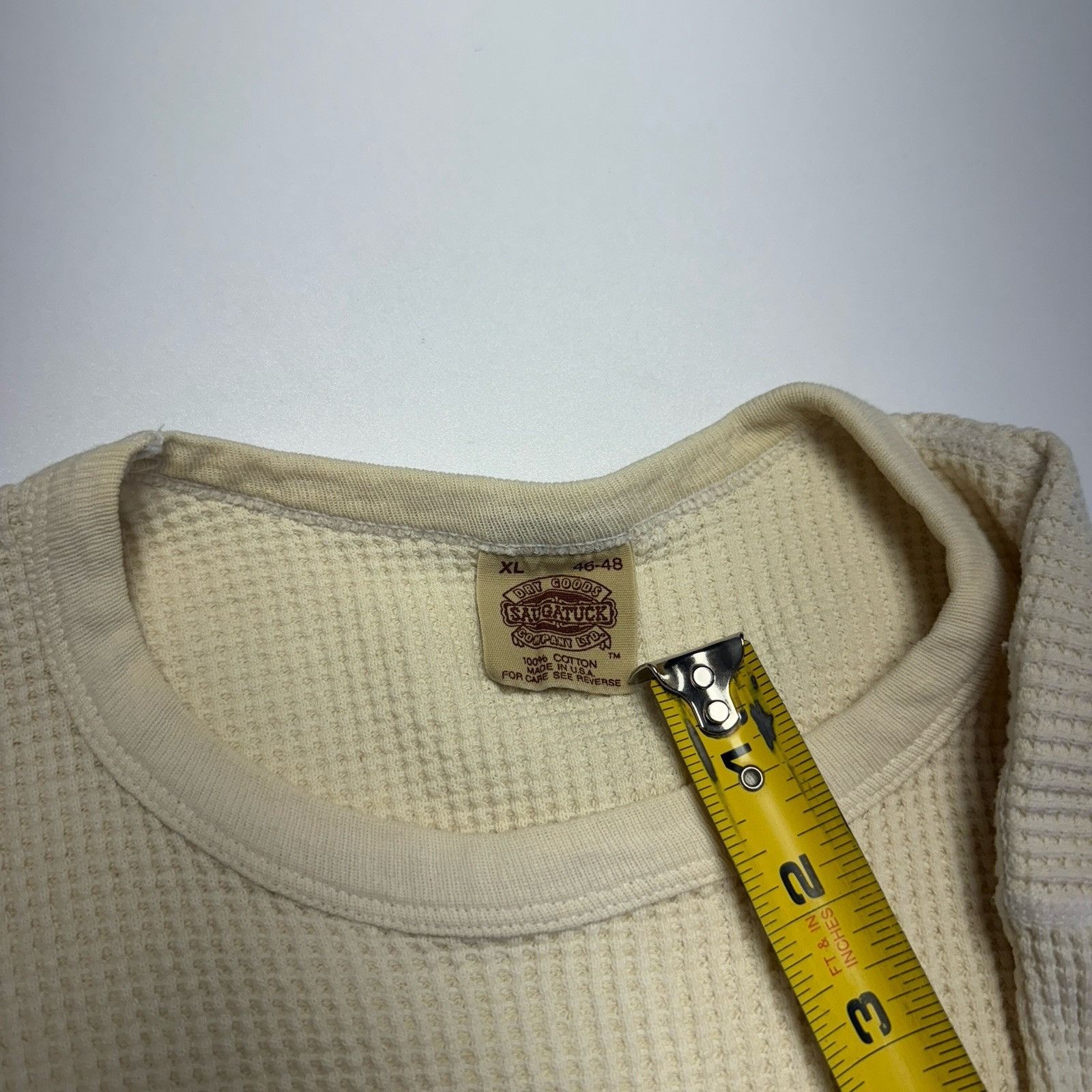 Vintage Vintage Saugatuck Long Sleeve Thermal Shirt Mens XL USA Size US XL / EU 56 / 4 - 5 Thumbnail