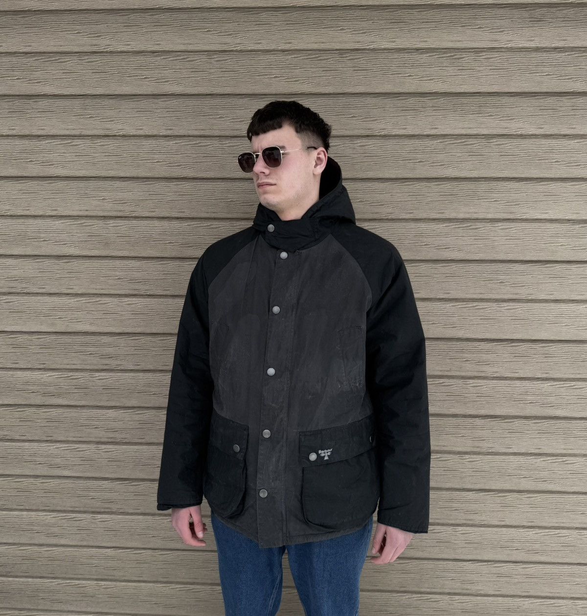 Barbour Barbour B Beacon Hooded Bedale Wax Jacket Men XL Waxed Parka Size US XL / EU 56 / 4 - 2 Thumbnail