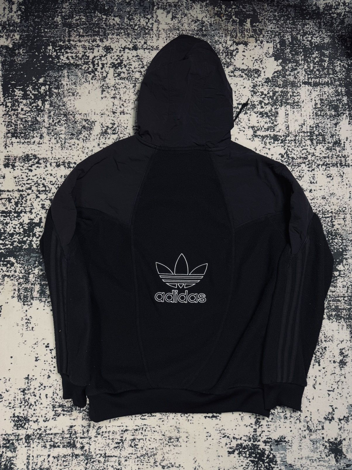 Adidas Adidas Hoodie Black Logo Fleece S Size US S / EU 44-46 / 1 - 2 Thumbnail