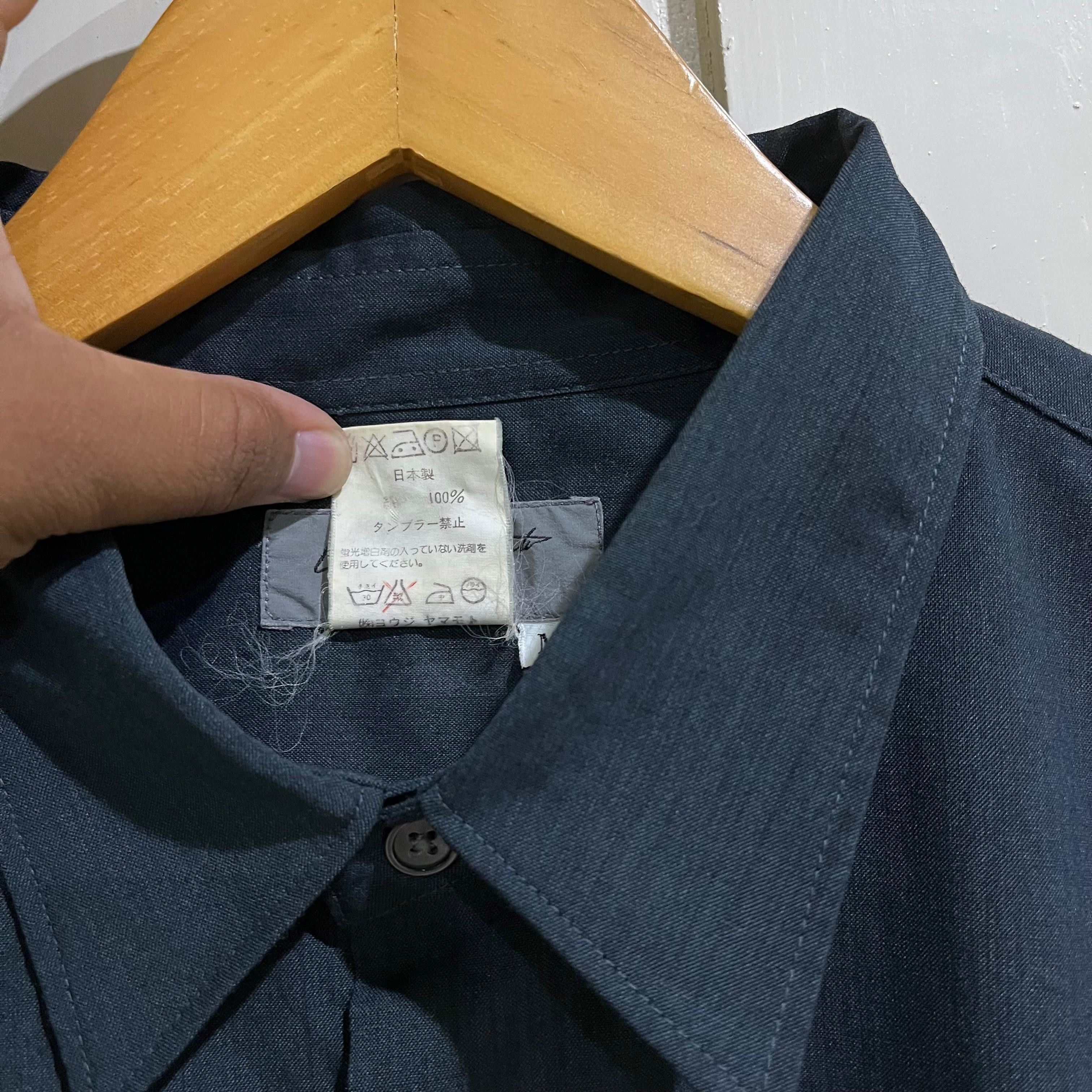 Japanese Brand × Yohji Yamamoto Yohji yamamoto pour homme shirt Size US L / EU 52-54 / 3 - 4 Thumbnail