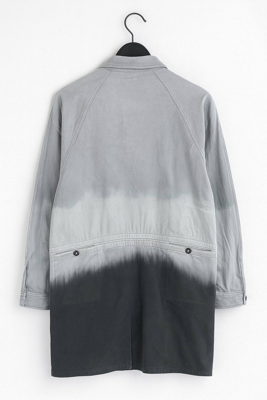 Michiko Koshino London Vintage Mr. Michiko Gradient Trench Coat | 90s Avant-Garde Size US L / EU 52-54 / 3 - 2 Thumbnail