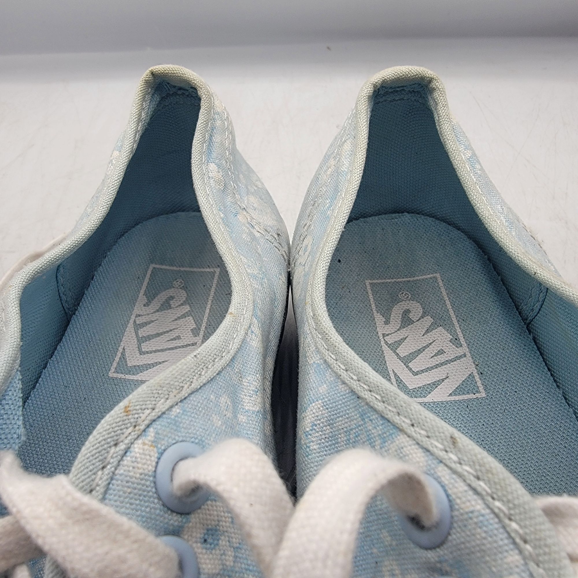 Vans Vans Womens 10 Light Blue Floral Platform Sneaker Shoes Casu Size US 10 / IT 40 - 9 Thumbnail