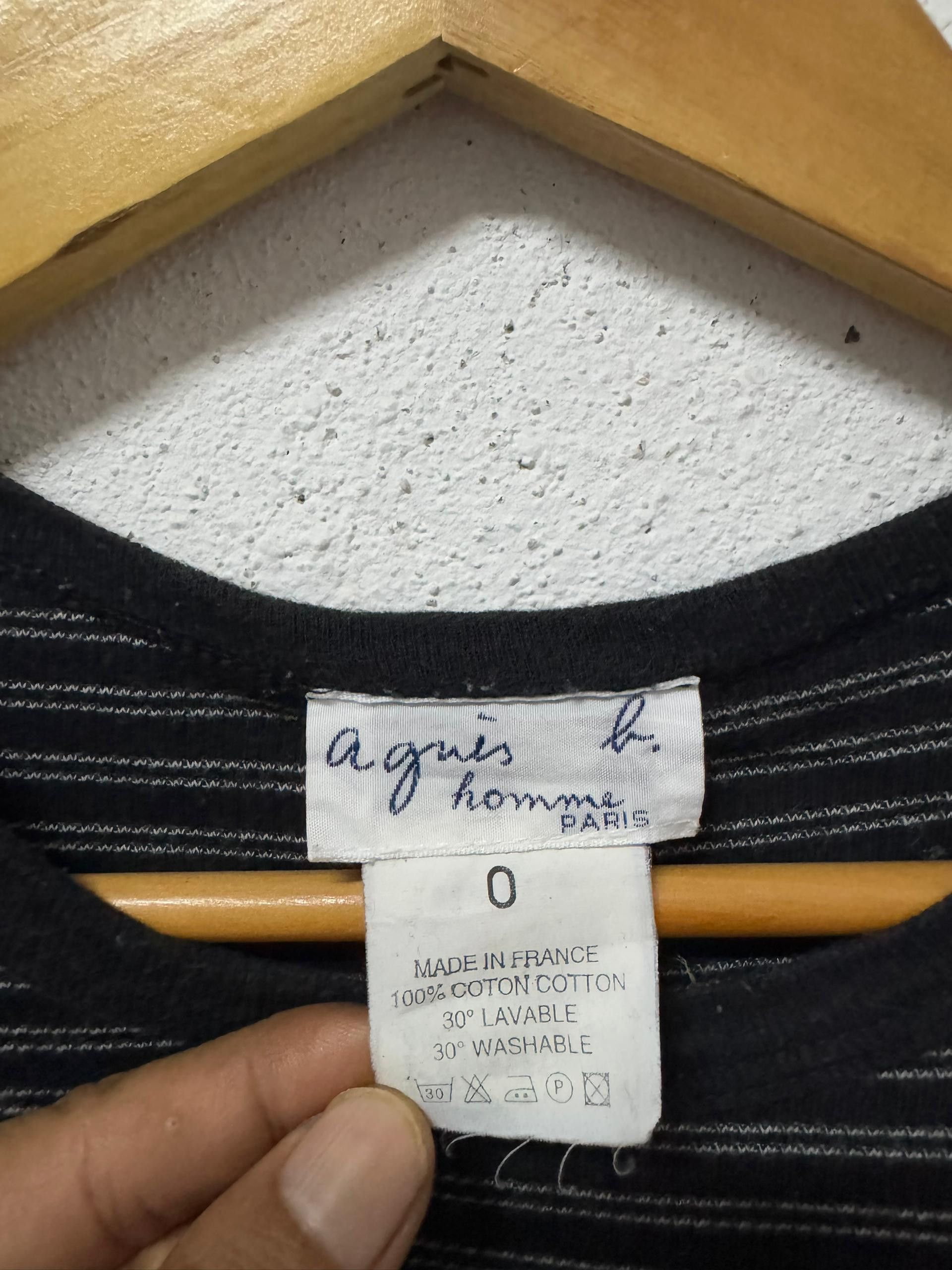 agnes b. Agnes b stripes tee strecth cotton Size XS / US 0-2 / IT 36-38 - 6 Thumbnail