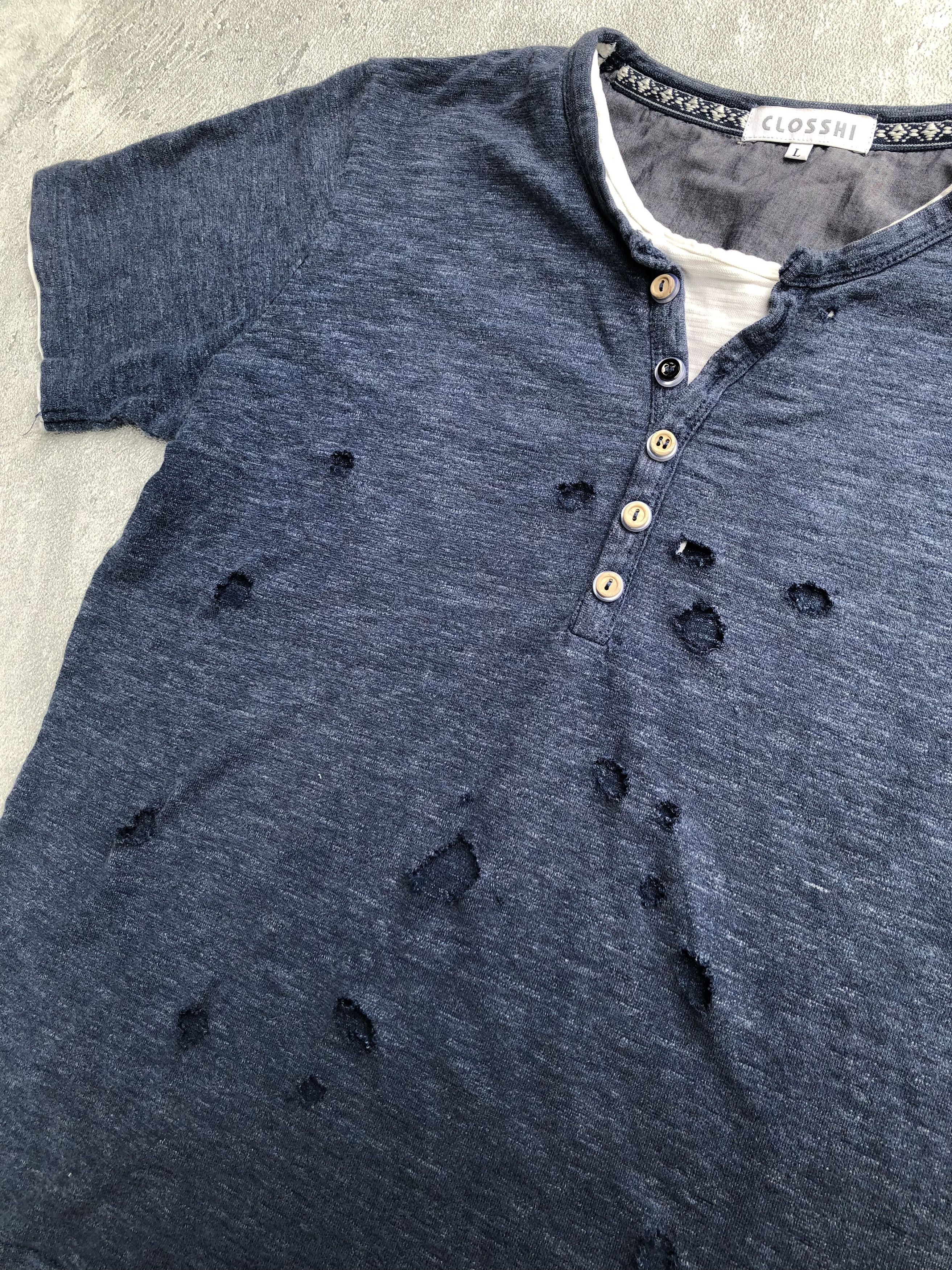 Japanese Brand Closshi Double Layer Sick Distressed Japanese Destroyed Size US L / EU 52-54 / 3 - 4 Thumbnail