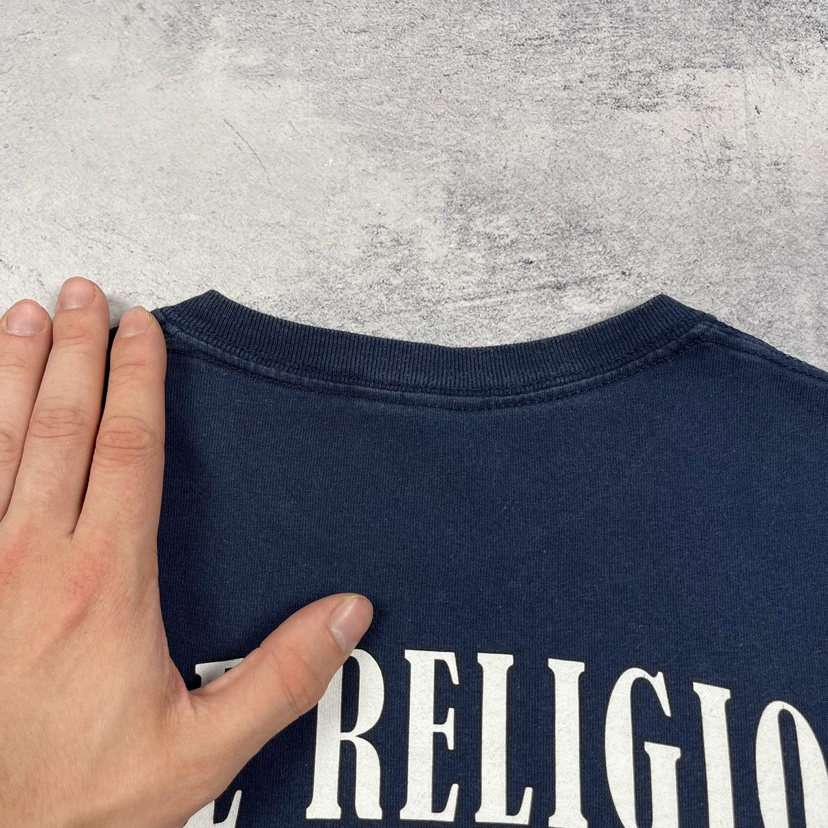 True Religion Vintage True Religion Buddha y2k big logo tee 00’s Size US M / EU 48-50 / 2 - 5 Thumbnail