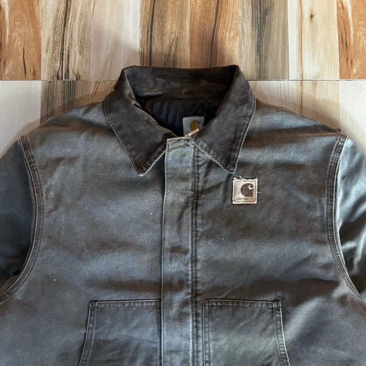 Carhartt Vintage 00s Carhartt Arctic Jacket J22 DKB Size US L / EU 52-54 / 3 - 2 Thumbnail