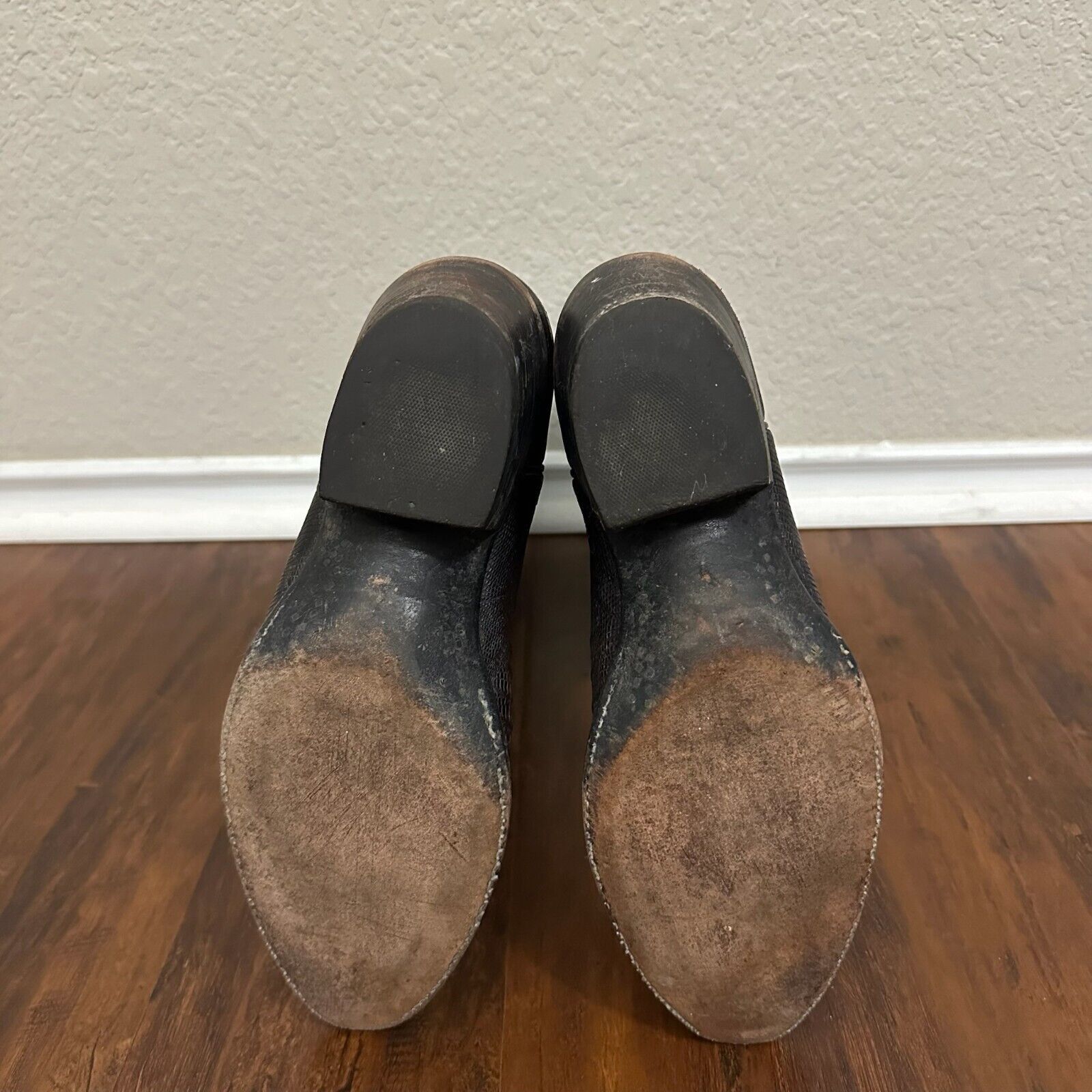 Lucchese LUCCHESE Kip Lizard Boots Leather Pull On Western Cowboy Size US 7 / EU 40 - 9 Thumbnail