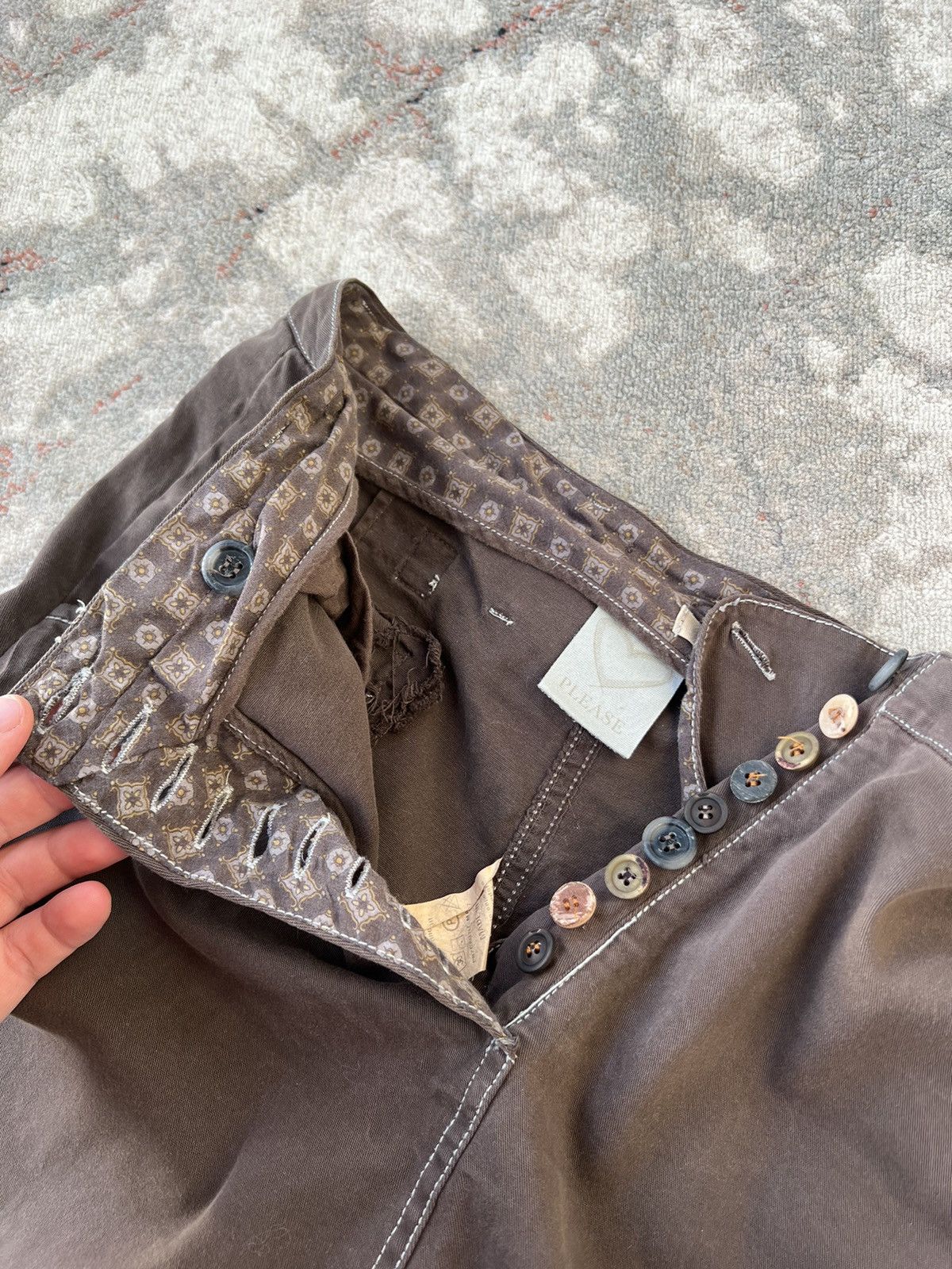 Vintage Please Vintage Pants Size 34" / US 12 / IT 48 - 3 Thumbnail