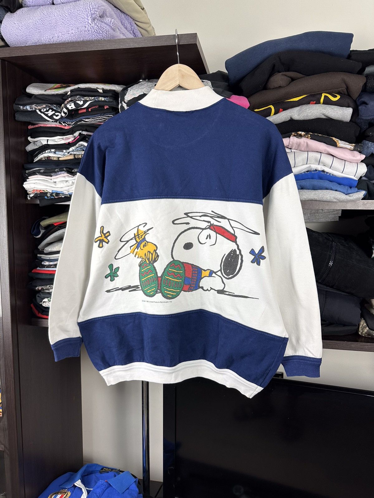 Vintage 1958s Snoopy Graphic Sweatshirt Size US L / EU 52-54 / 3 - 7 Thumbnail