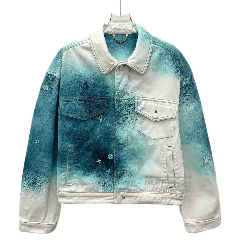 Louis Vuitton Louis Vuitton 23 white spray-painted logo cotton lapel sin Size US S / EU 44-46 / 1 - 1 Thumbnail