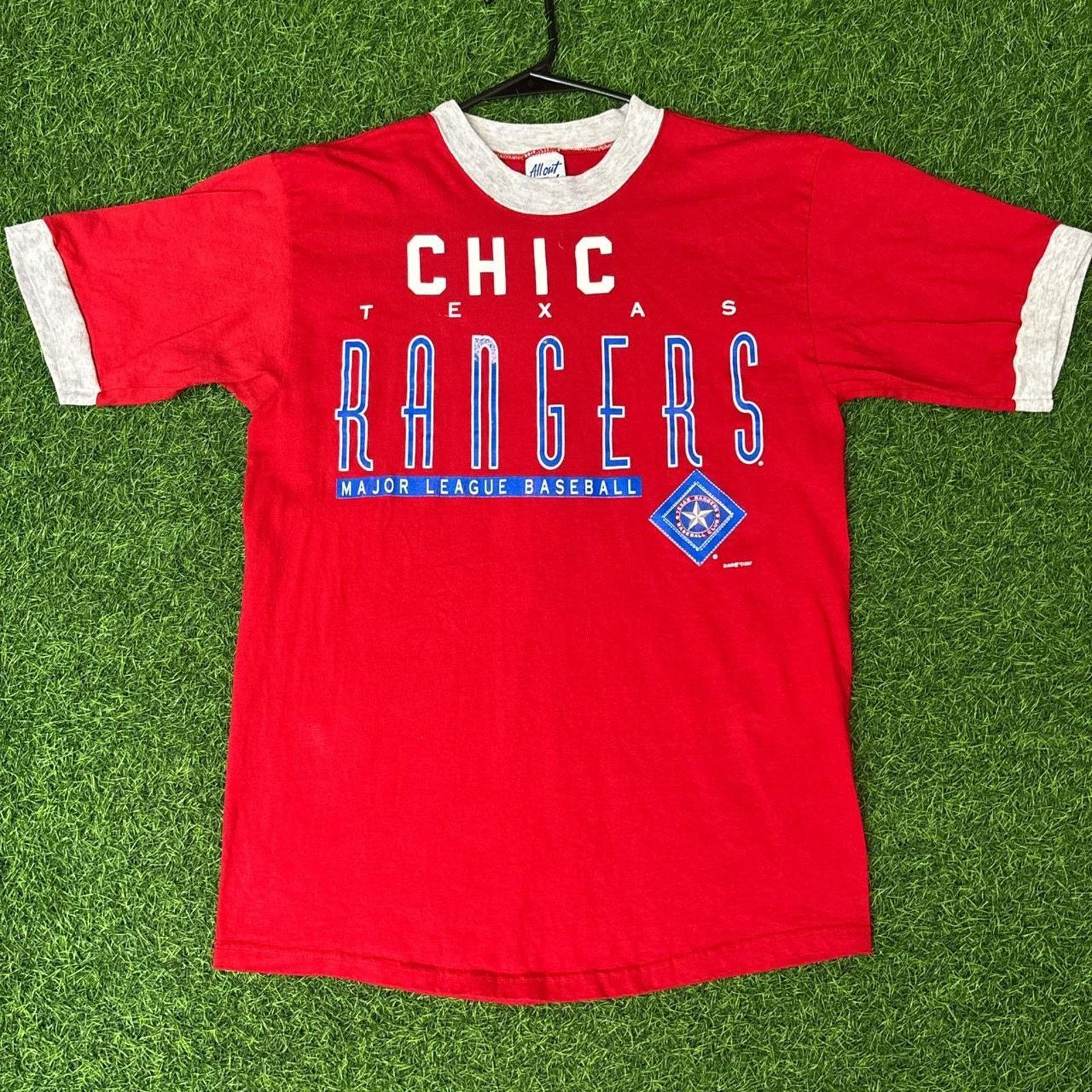 Other Women's Red Vintage 1997 Texas Rangers Graphic ‘Mom’ Tee Size L / US 10 / IT 46 - 1 Thumbnail